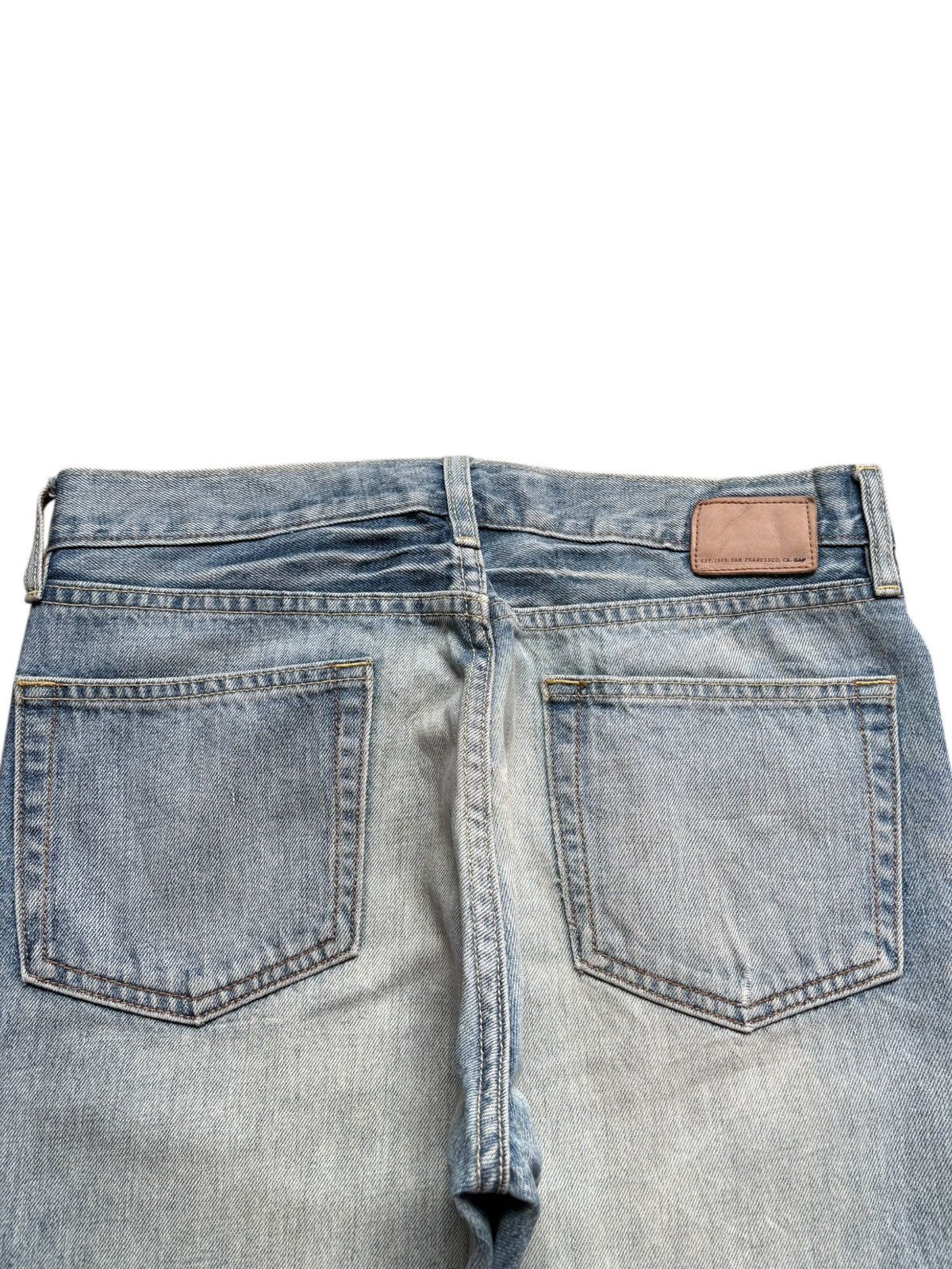 Gap Vintage Gap Mud Wash Distressed Bootcut Jeans Size US 33 - 8 Thumbnail