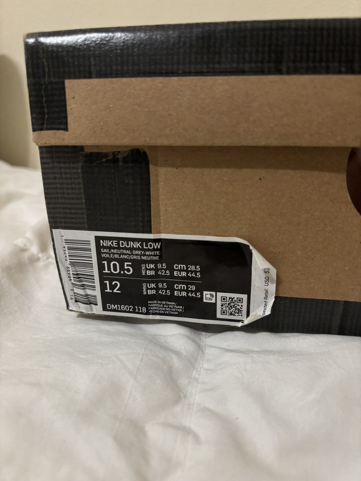 Nike × Off-White Nike Off white Dunk lot 03/50 Size US 10.5 / EU 43-44 - 11 Thumbnail