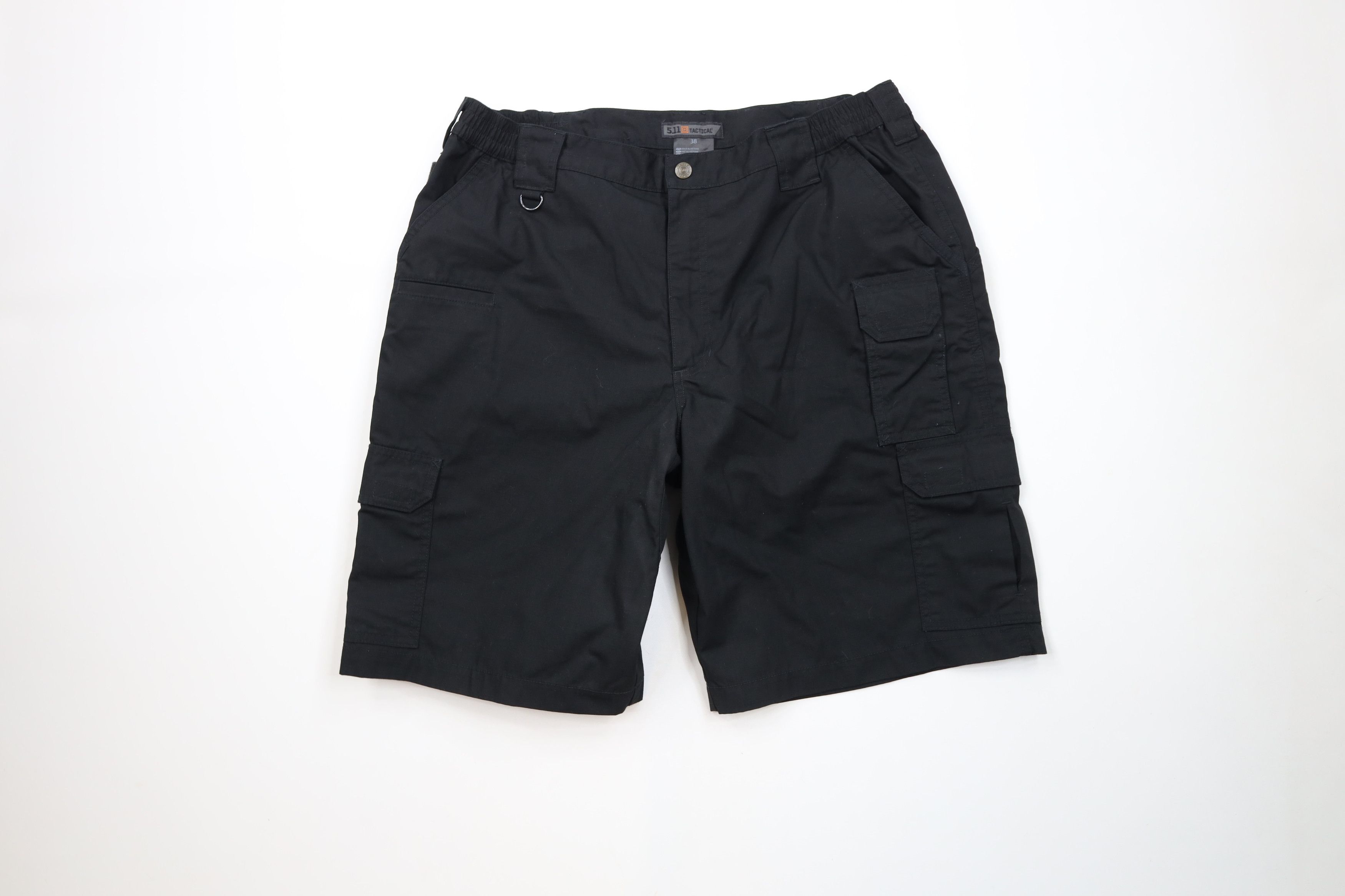 Vintage 5.11 Tactical Series Pro Ripstop Uniform Cargo Shorts Black Size US 38 / EU 54 - 1 Thumbnail