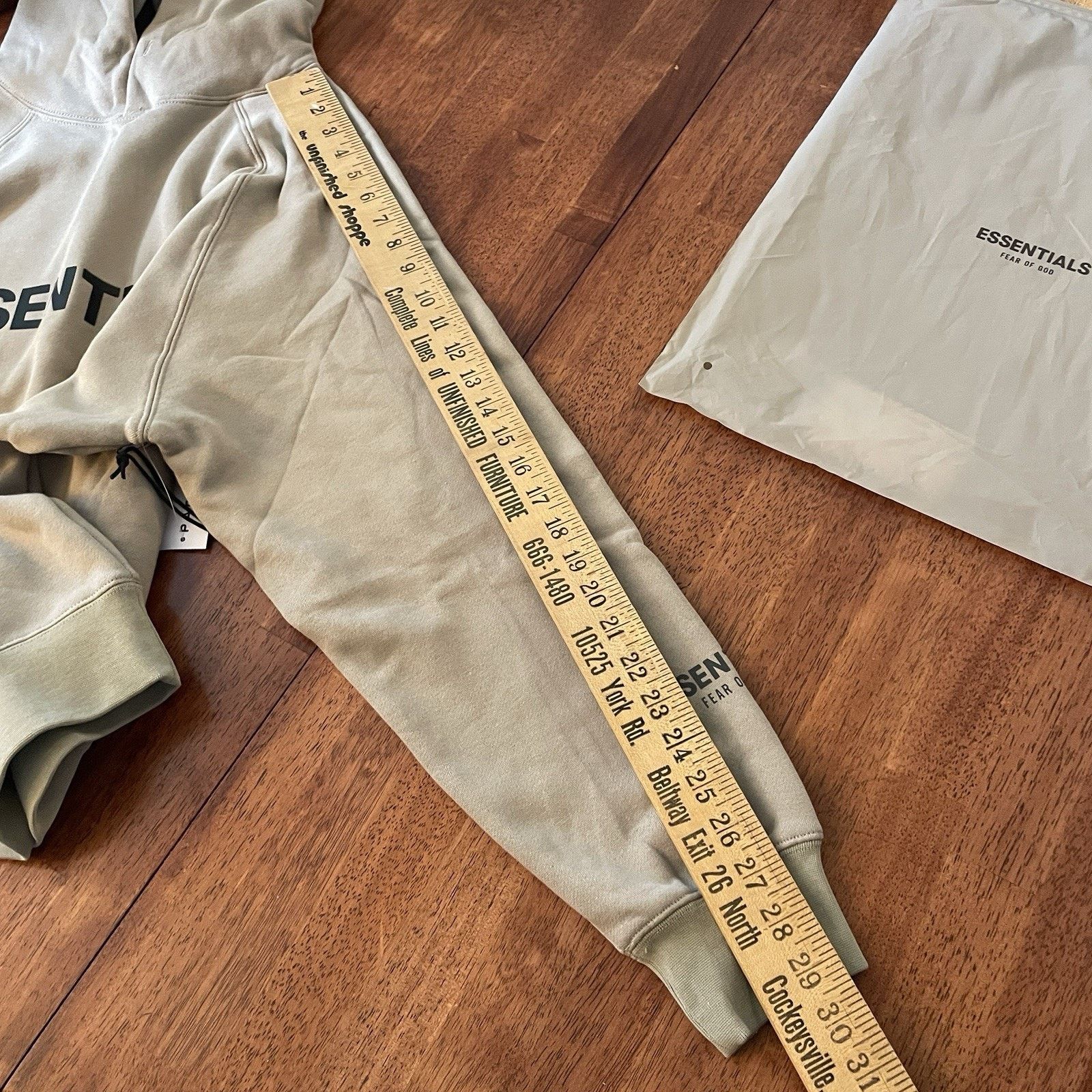 Essentials Essentials Fear Of God Hoodie Logo Reflective Olive Beige XS Size US XS / EU 42 / 0 - 16 Thumbnail