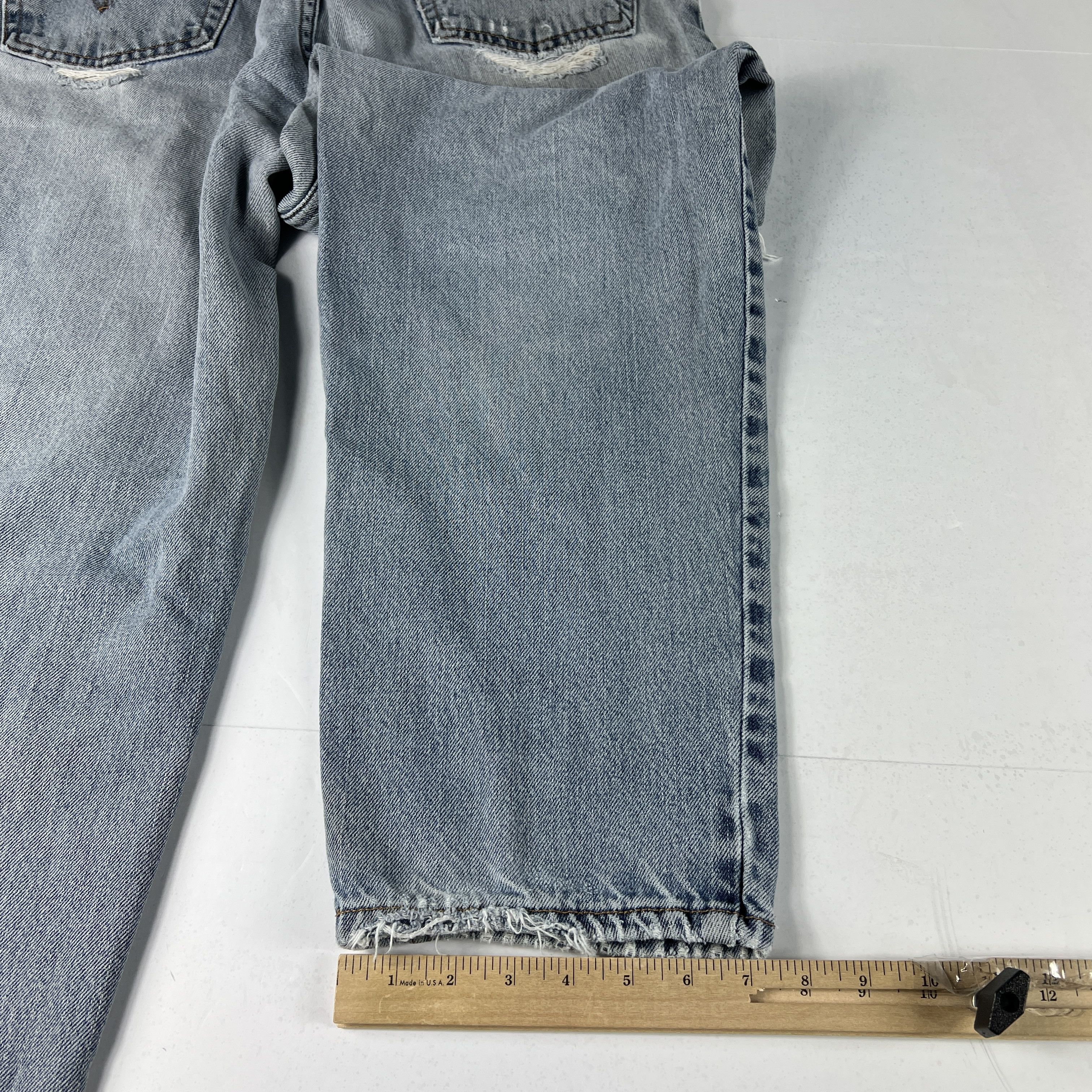 Levi's × Vintage Y2K Levi's Jeans 560 Loose Taper Blue Grunge Denim Size US 33 - 17 Thumbnail