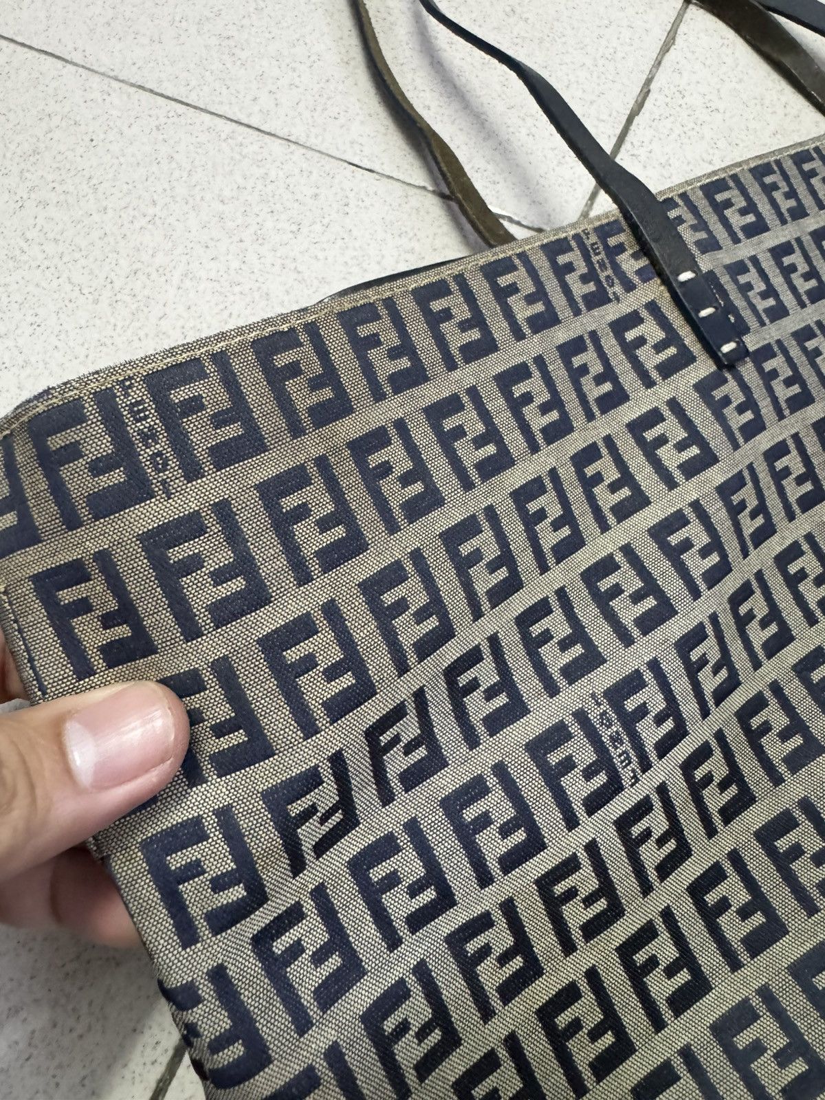 VINTAGE FENDI FULL MONOGRAM TOTE BAG