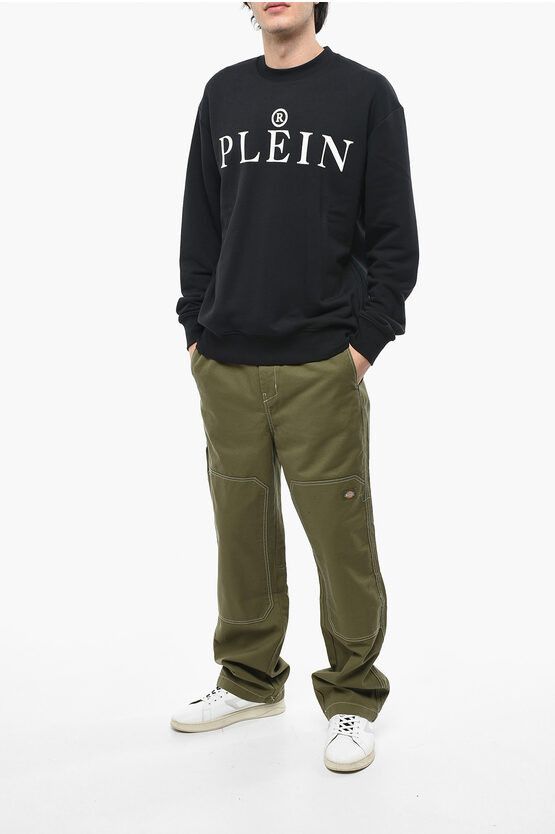 og1mm0524 Crew Neck Sweatshirt in Black