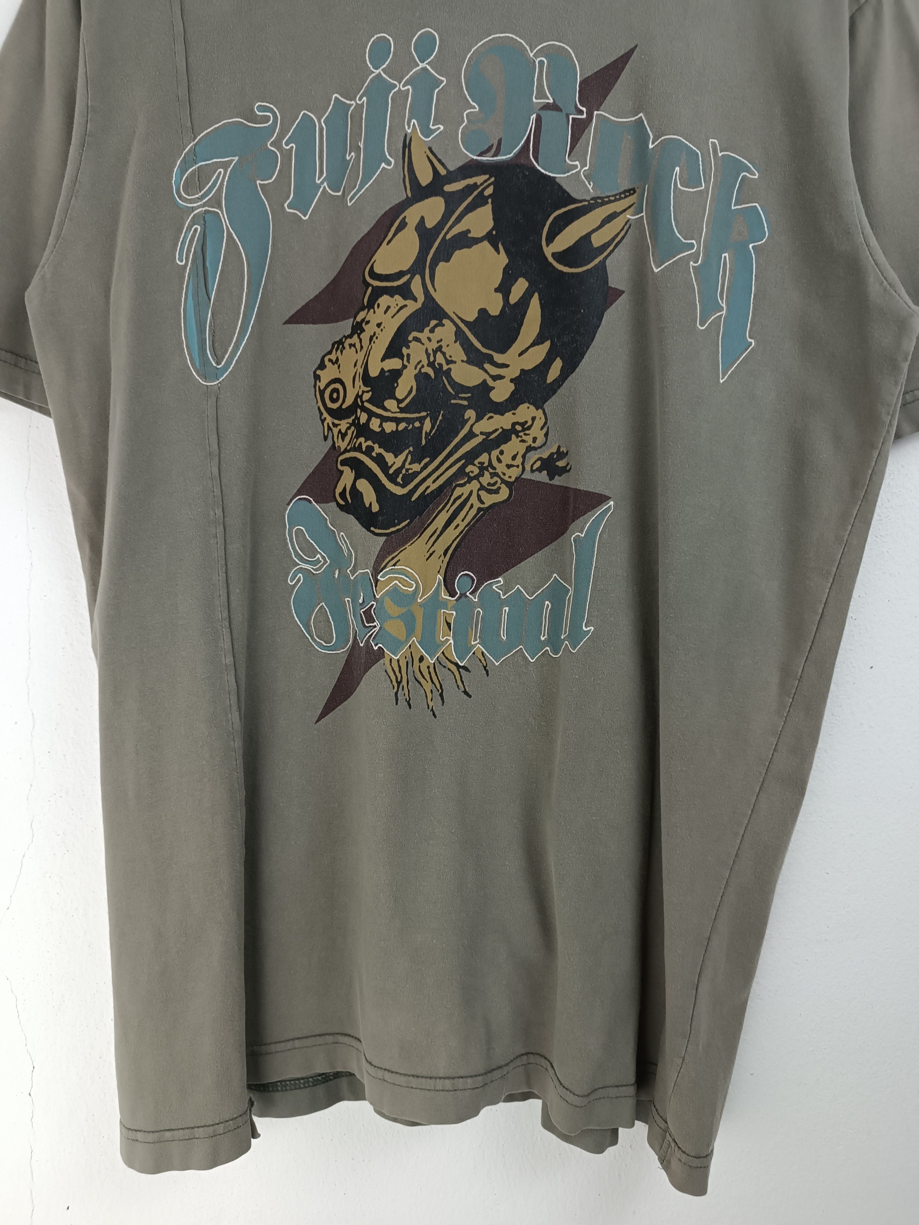 Diesel THRASHED FADED VINTAGE Y2K DIESEL X FUJI ROCK FEST PUNK TEE Size US L / EU 52-54 / 3 - 9 Thumbnail
