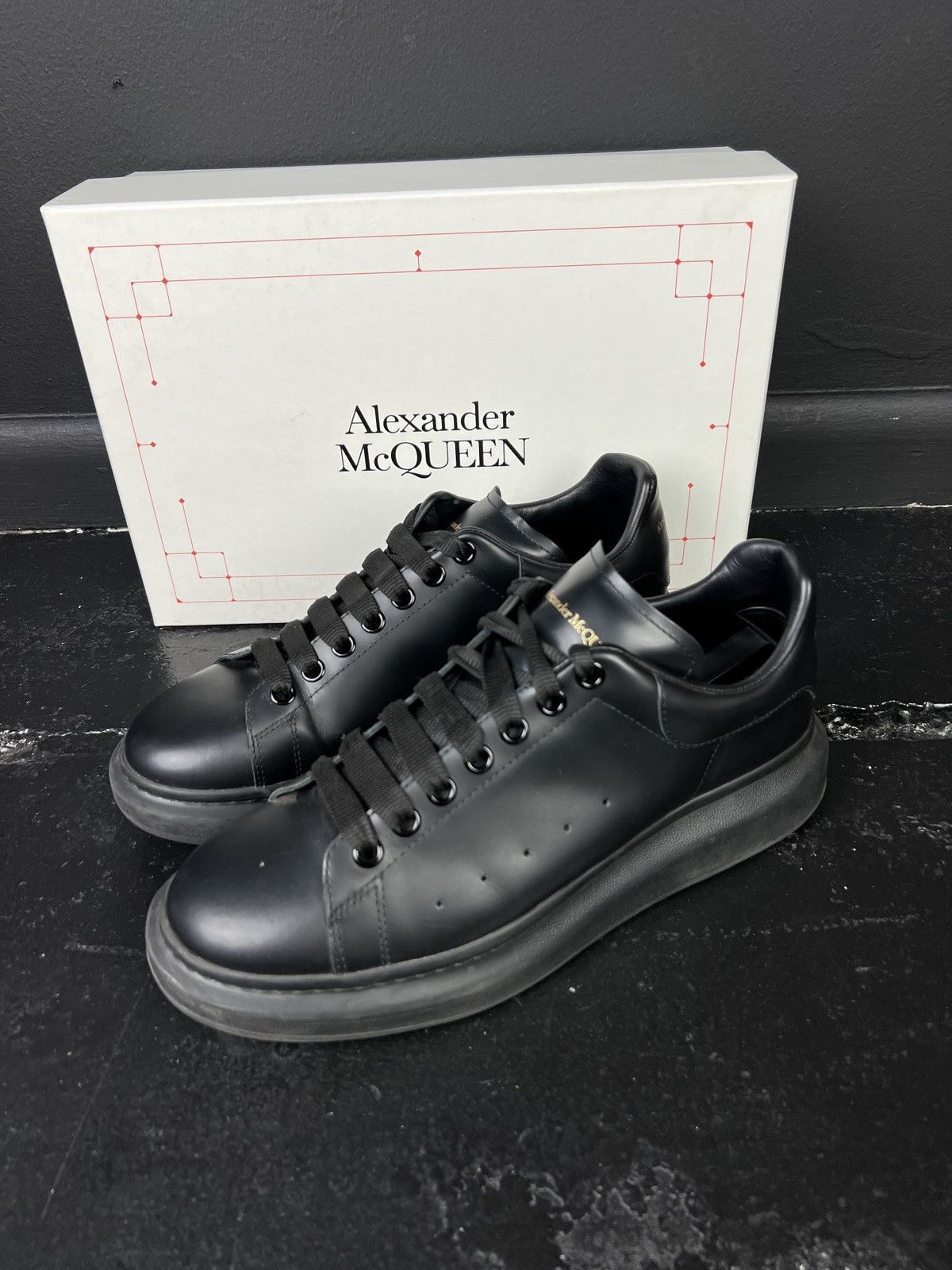 Alexander McQueen Alexander McQueen Oversized Sneaker Paint Dipped