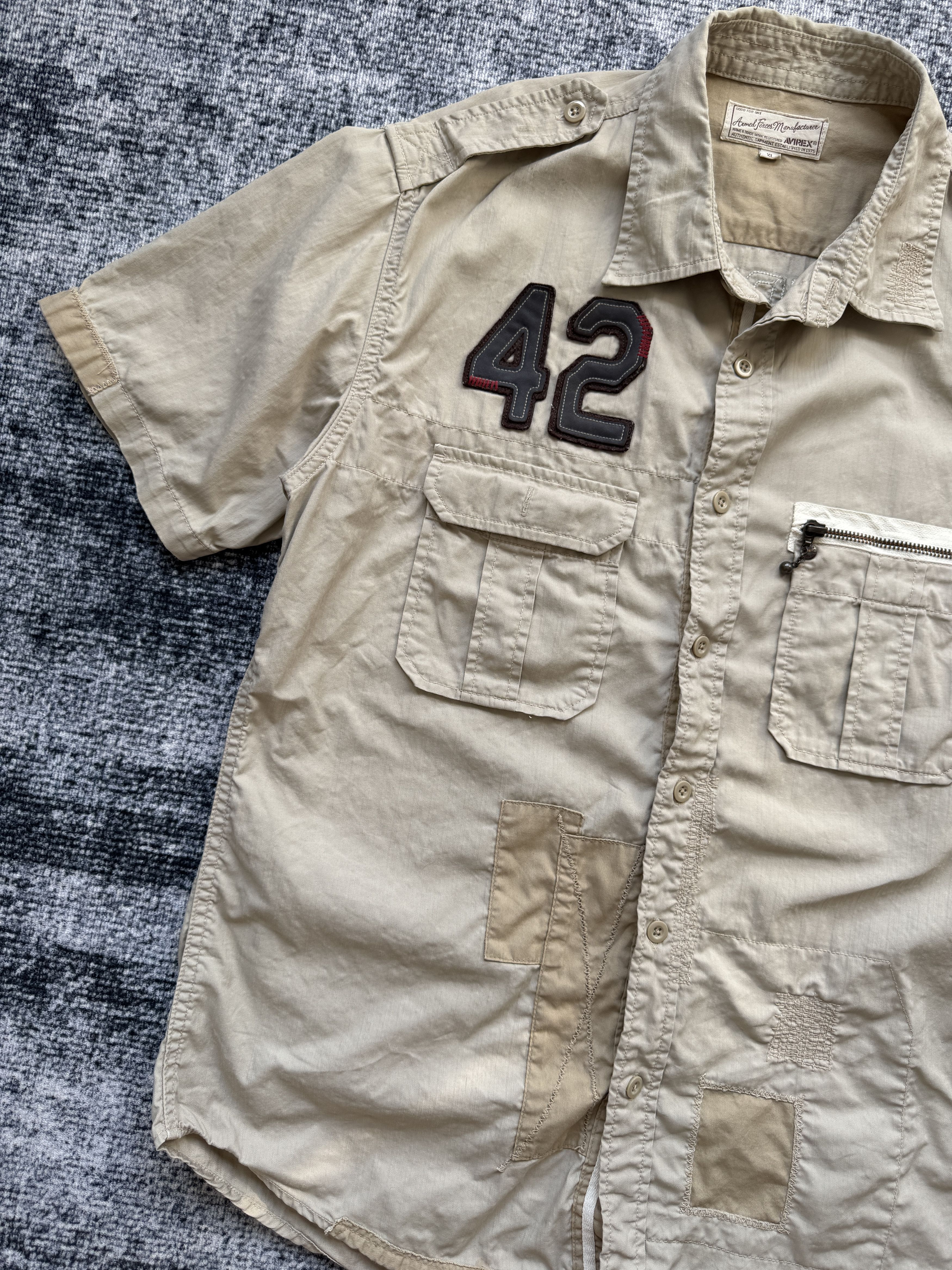 Avirex Avirex “US Construction Workers” Military Shirt Size US XL / EU 56 / 4 - 5 Thumbnail