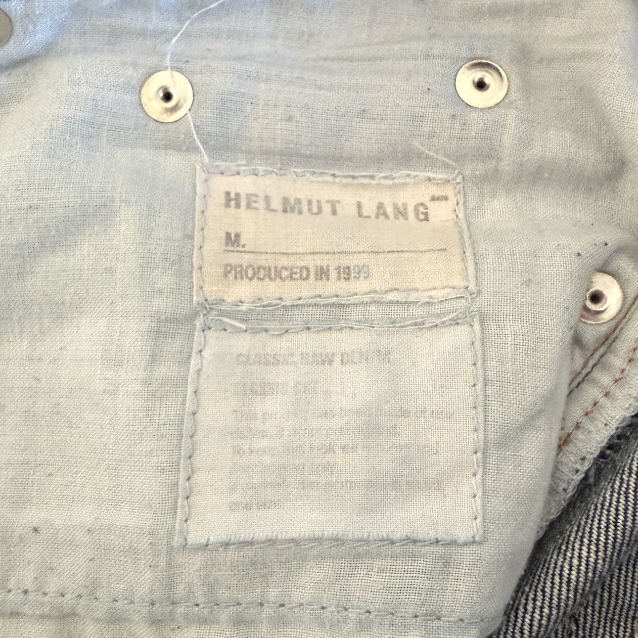 Helmut Lang Helmut Lang SS1999 Denim Size US 34 / EU 50 - 6 Thumbnail