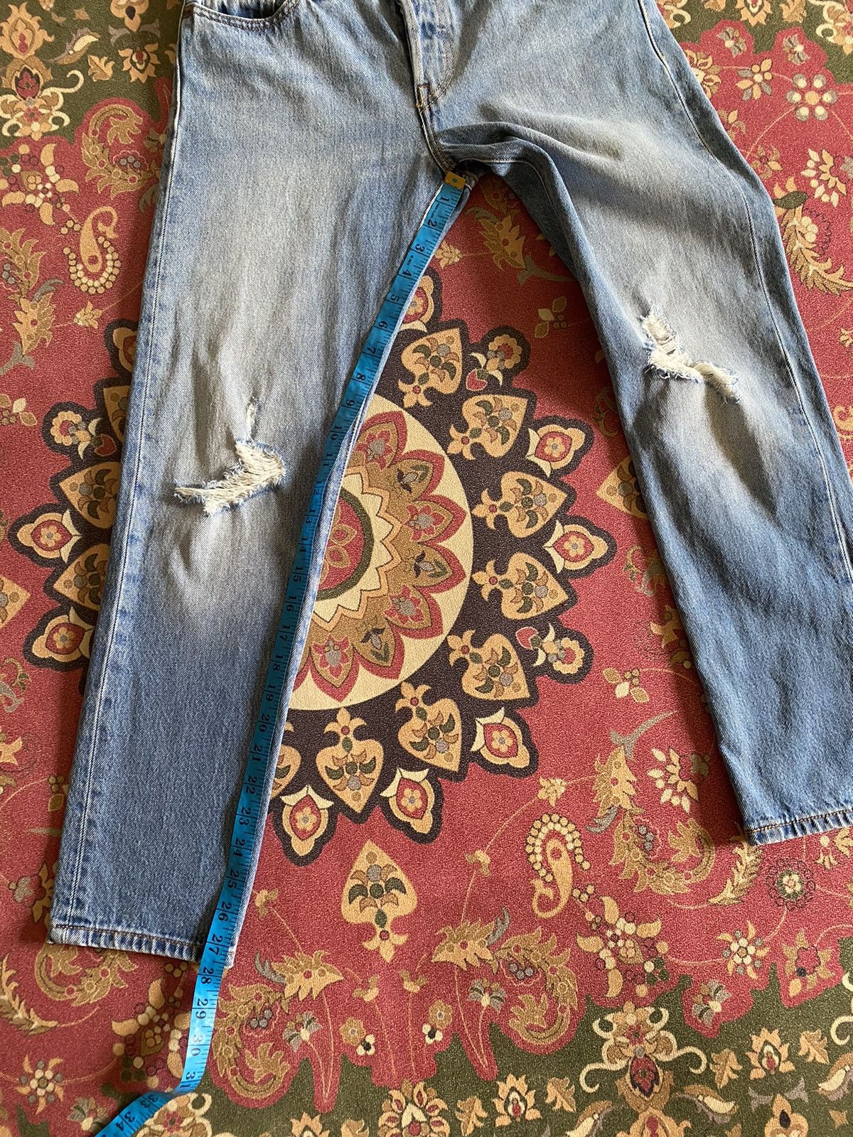 Levi's × Levi's Vintage Clothing Levi’s CT 501 Distressed Denim Jeans Size US 28 / EU 44 - 21 Thumbnail