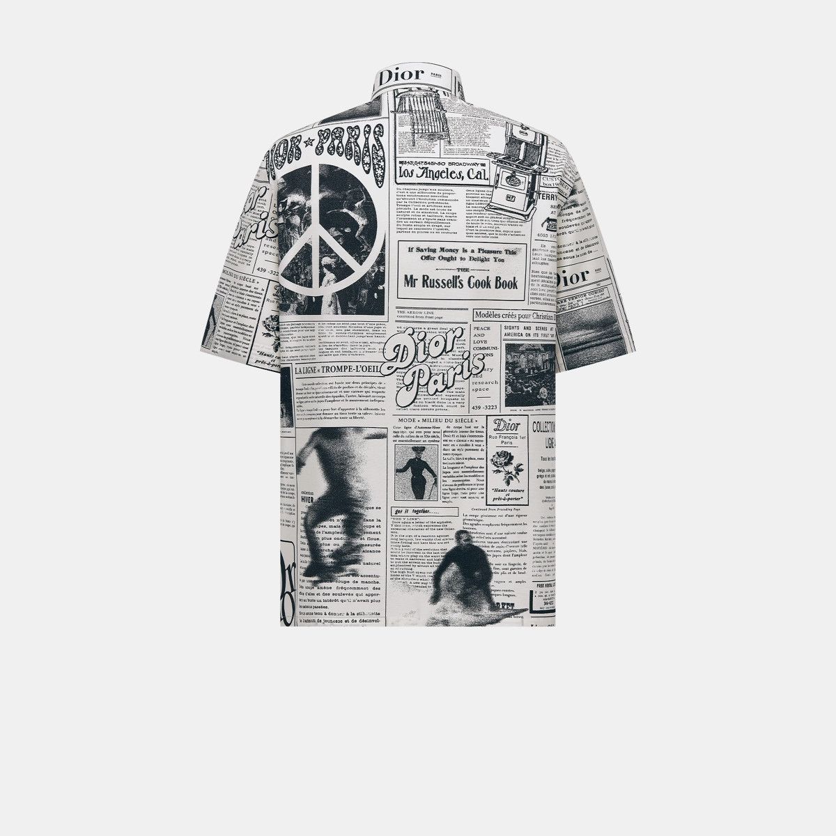 Dior o1bcso1str1224 Short-Sleeved Shirt in White Size US L / EU 52-54 / 3 - 2 Thumbnail