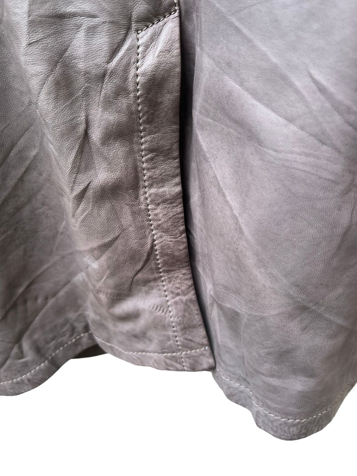 Versace Versace Collection Dirty Patina Lamb Leather Jacket Size US M / EU 48-50 / 2 - 16 Thumbnail