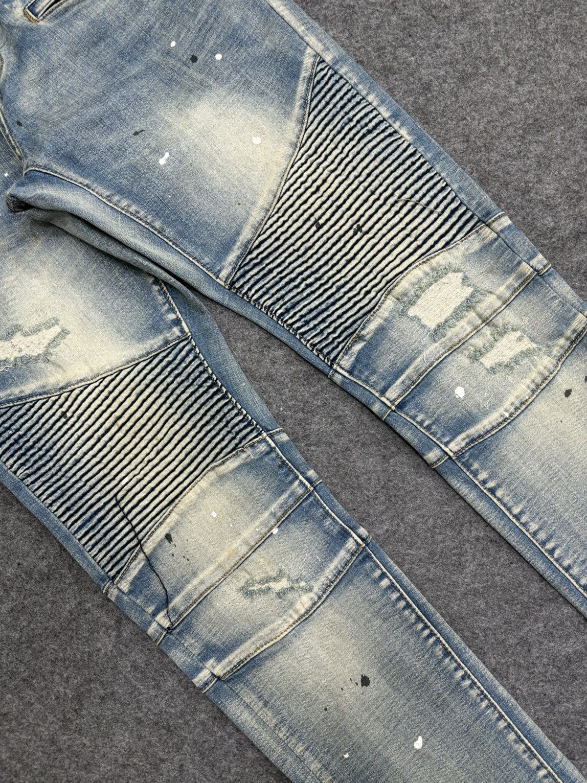 Other 💥Insane Biker Style💥Damati Biker Paint Splatter Pant F501 Size US 34 / EU 50 - 8 Thumbnail
