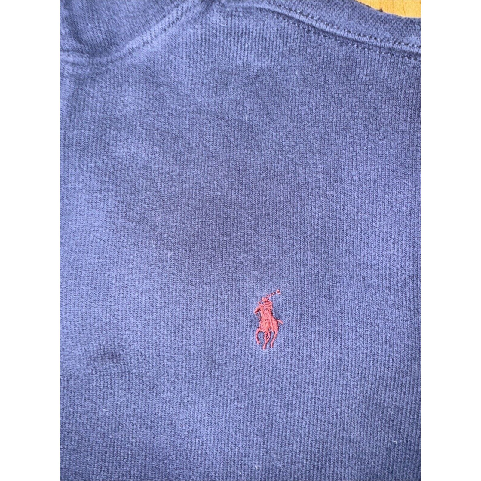Ralph Lauren × Vintage Polo Ralph Lauren Quarter Zip Shirt Navy Blue Large 23x23 Size US L / EU 52-54 / 3 - 2 Thumbnail
