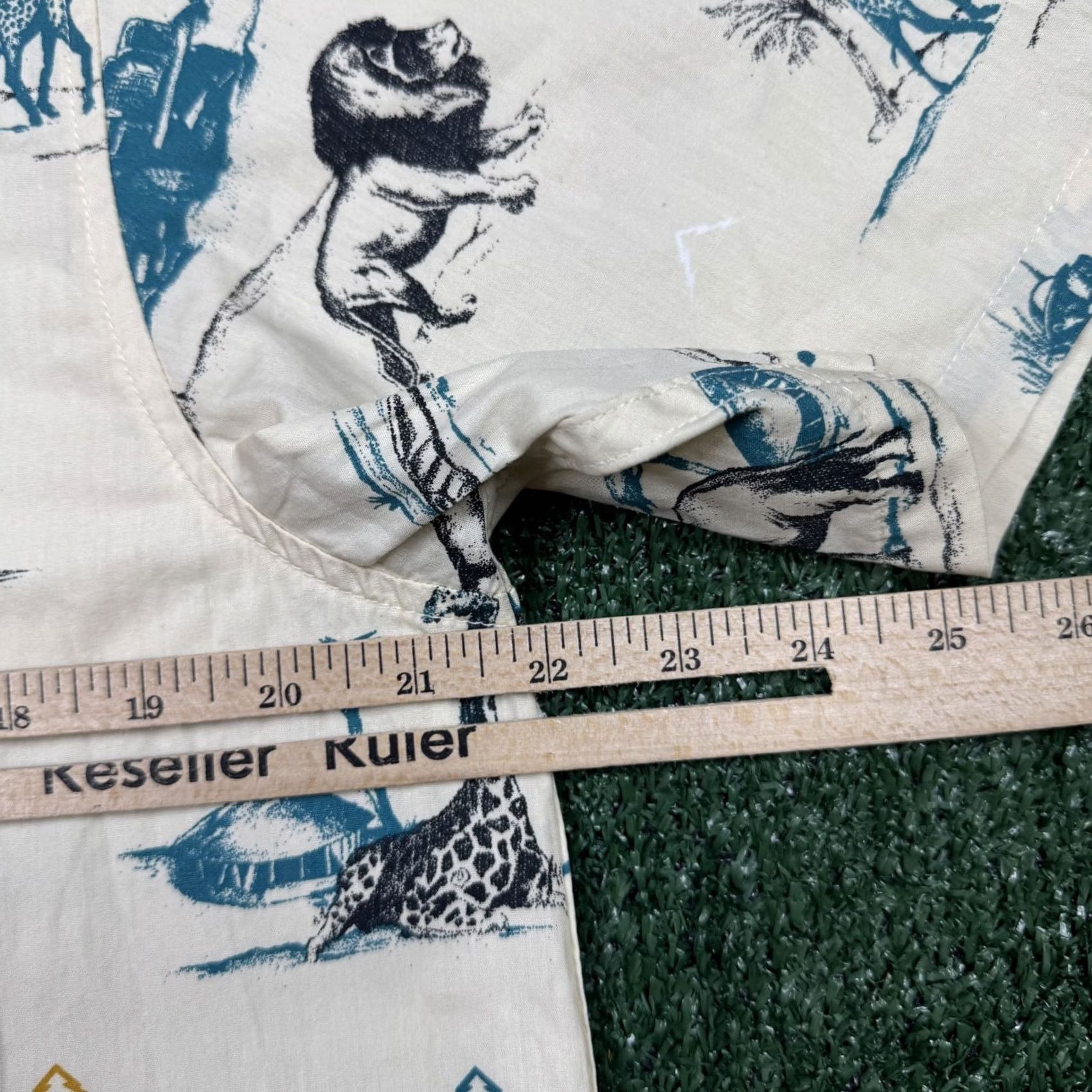 Vintage LRG Shirt Mens M Brown Lifted Research Group Button Men Size Short Sleeve Animal Size US M / EU 48-50 / 2 - 6 Thumbnail