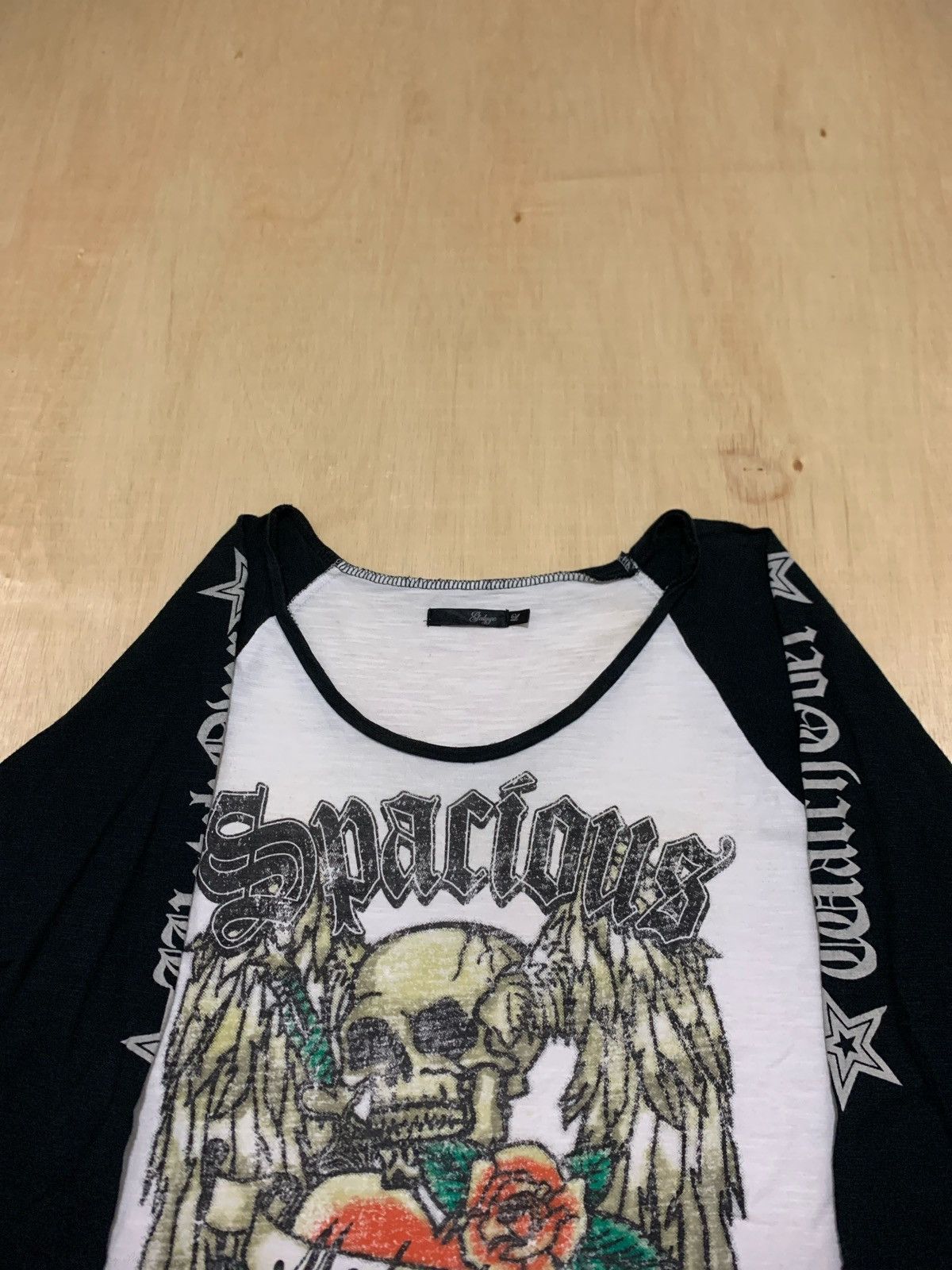 If Six Was Nine × Japanese Brand × Le Grande Bleu (L.G.B.) Vintage Y2k Skull Spacious Longsleeve Punk style Size M / US 6-8 / IT 42-44 - 3 Thumbnail