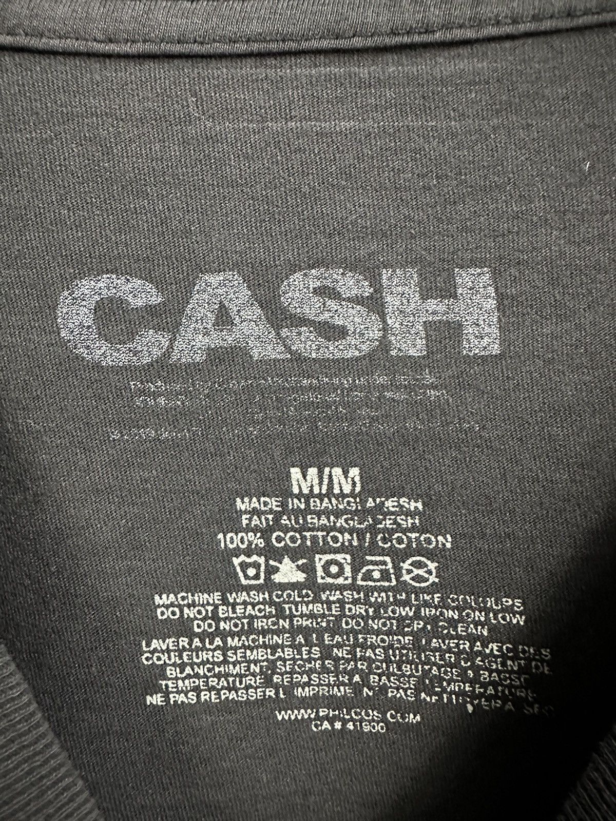 Band Tees Johny Cash The Man In Black 2019 Promo A555 Size US M / EU 48-50 / 2 - 9 Thumbnail