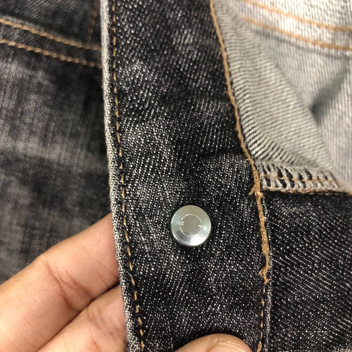 Japanese Brand 🔥VINTAGE DENIM JEANS RICH BLACK UNIQLO JAPAN ISSEY MIYAKE Size US 32 / EU 48 - 19 Thumbnail