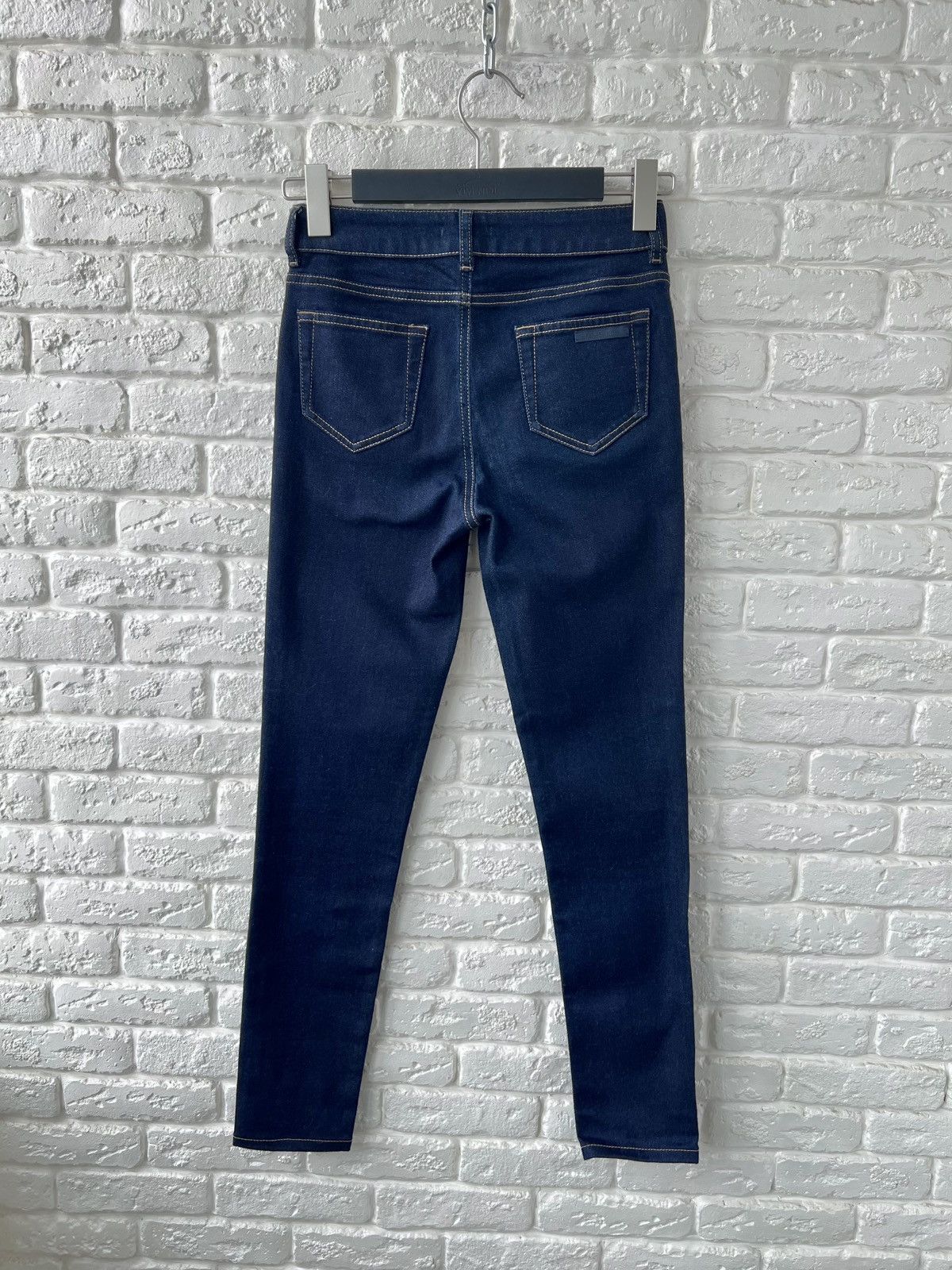 Prada Prada Milano Logo Navy Denim Slim Jeans 27 size Size 27" / US 4 / IT 40 - 1 Thumbnail