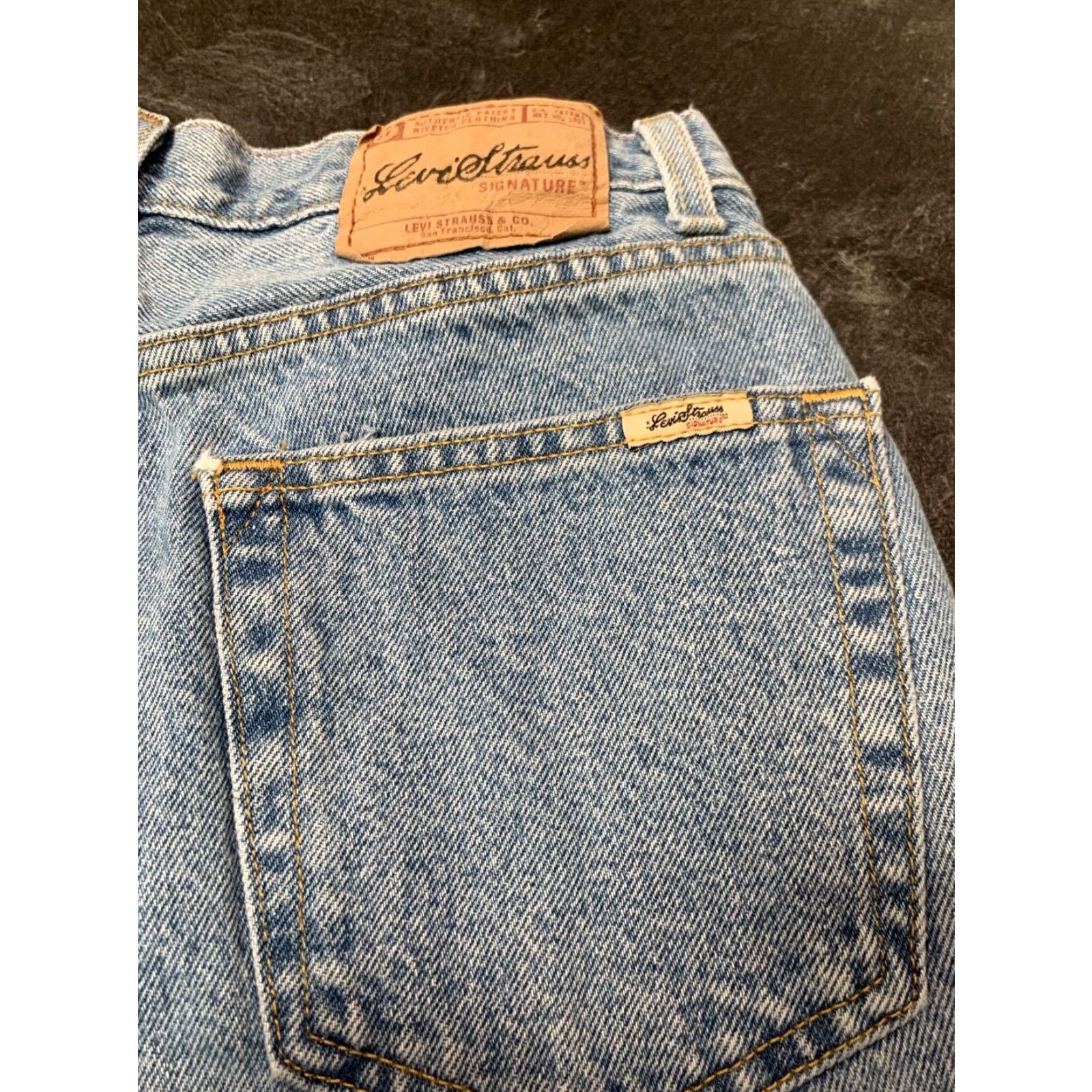 Levi's Mens Levi's Blue Slim Fit Mid Rise Jeans 32x30 Size US 32 / EU 48 - 3 Thumbnail