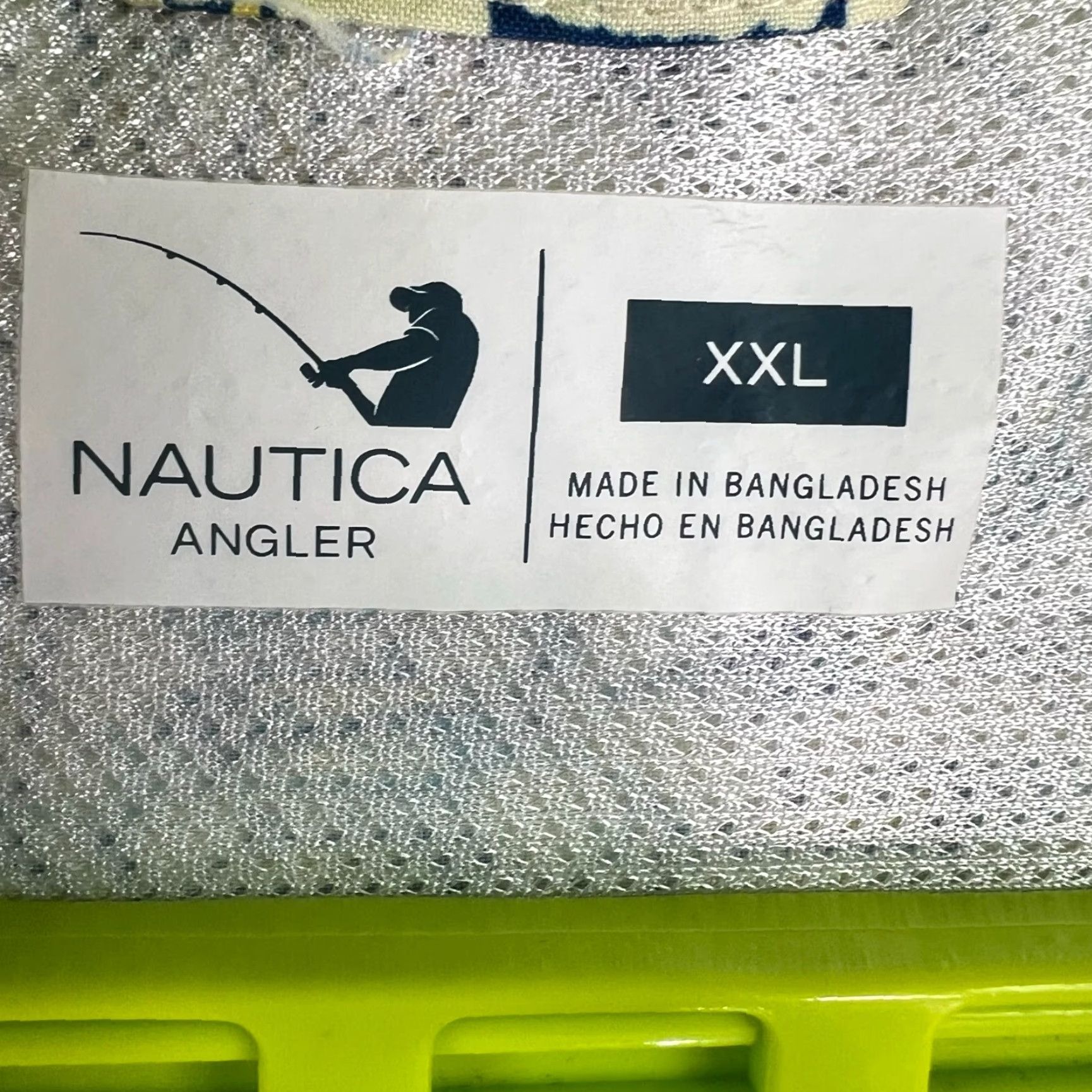Nautica VINTAGE Nautica Shirt Mens XXL Ivory Swordfish Pocket Button-Up Beach Fishing Casual 90s Mens Size US XXL / EU 58 / 5 - 5 Thumbnail
