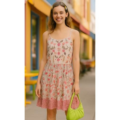 Other Raga Woman Embroidered Floral Mini Dress Size XS Boho Indie Size XS / US 0-2 / IT 36-38 - 2 Thumbnail