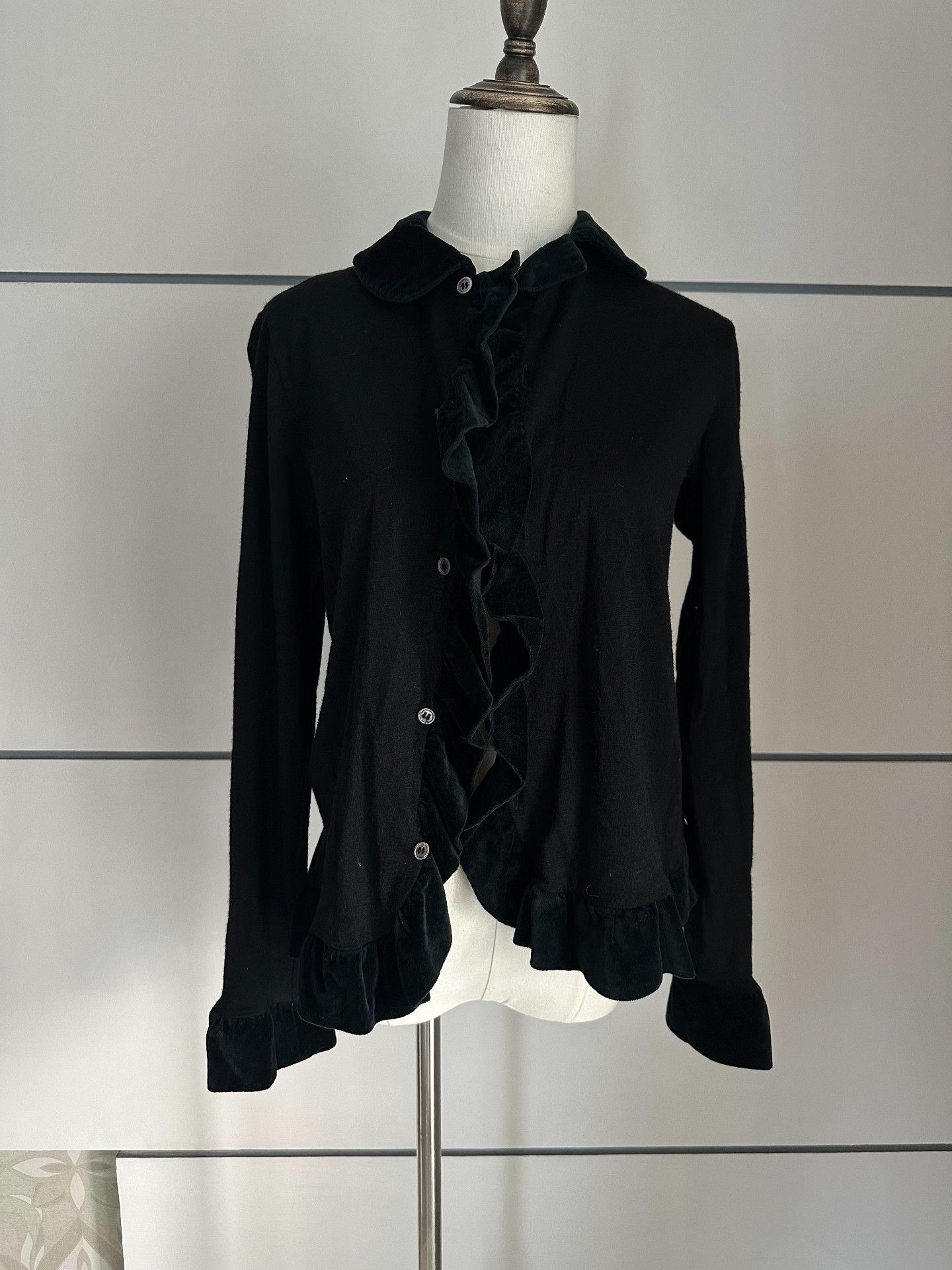 Comme des Garcons Comme des Garcons sizeF Lotus Flower Collar Shirt| Size M / US 6-8 / IT 42-44 - 6 Thumbnail