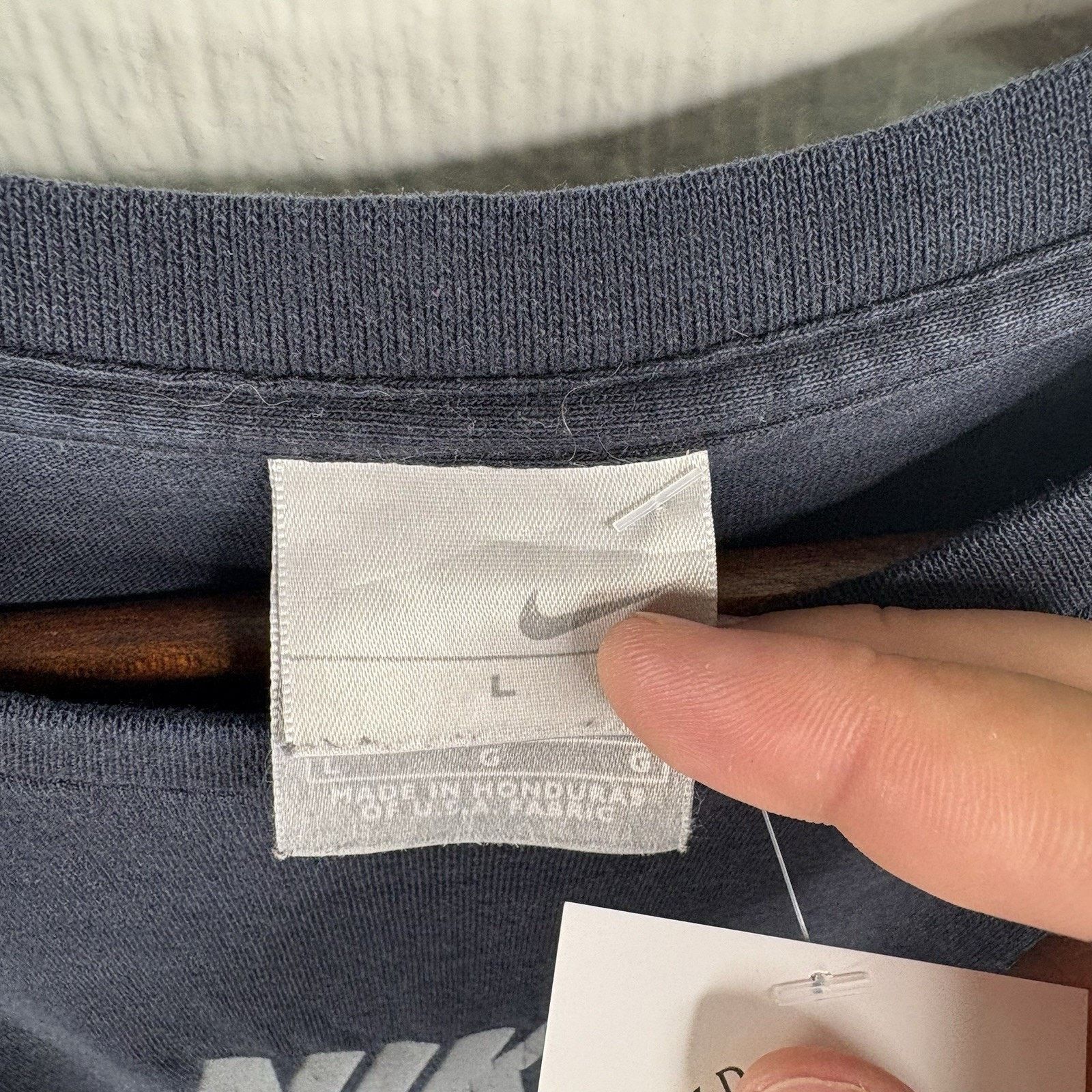 Nike Y2K Nike Tee Shirt Black And Grey “Shadow” Shirt Size Large Size US L / EU 52-54 / 3 - 6 Thumbnail