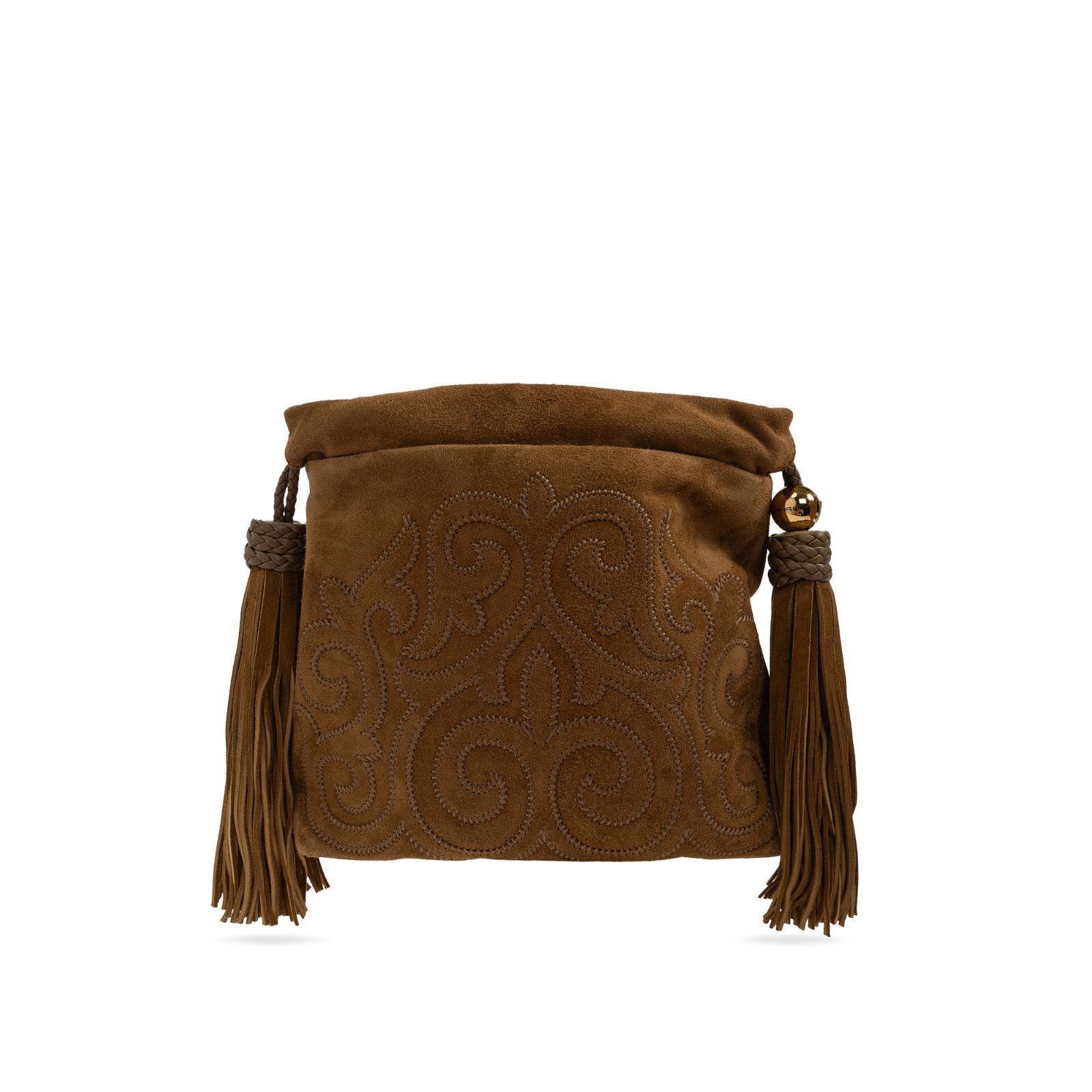 Etro ETRO Kalispera XS Brown Suede Shoulder Bag New & Authentic Size ONE SIZE - 1 Thumbnail