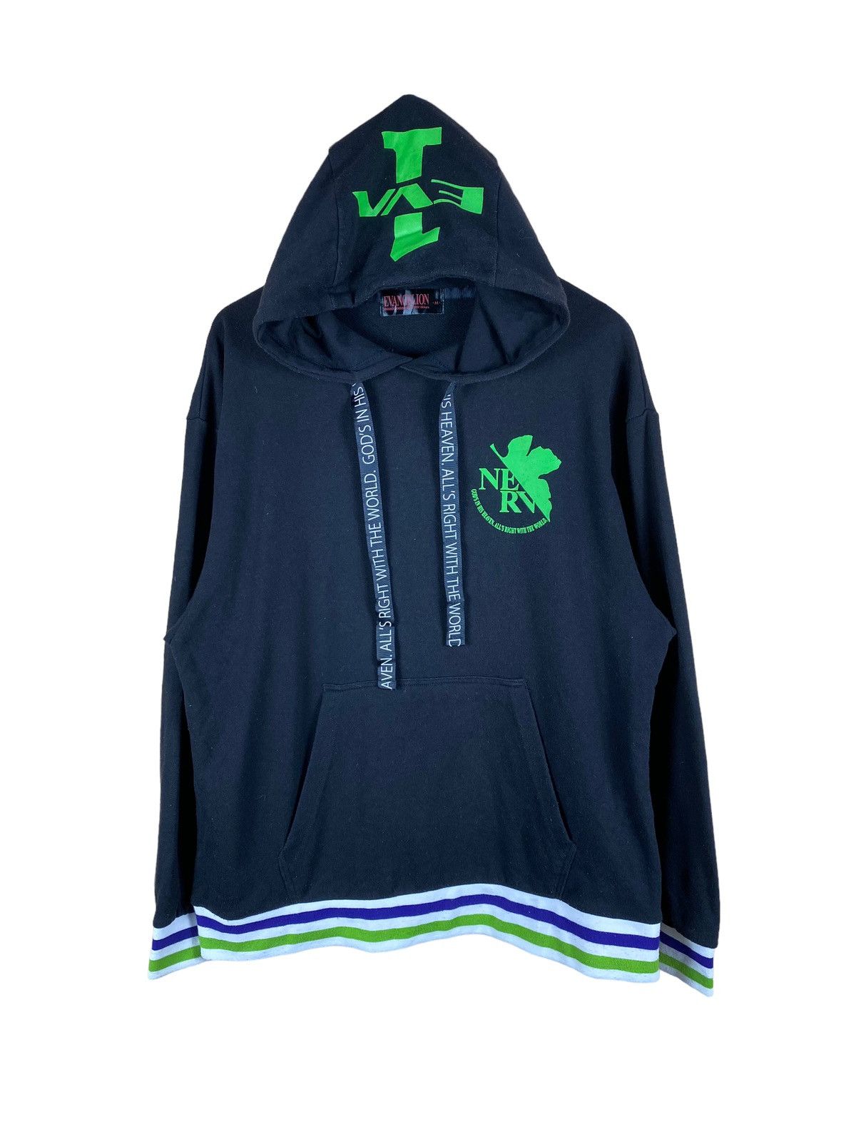 Anime × Cartoon Network × Japanese Brand EVANGELION NICE DESIGN HOODIE Size US M / EU 48-50 / 2 - 1 Thumbnail