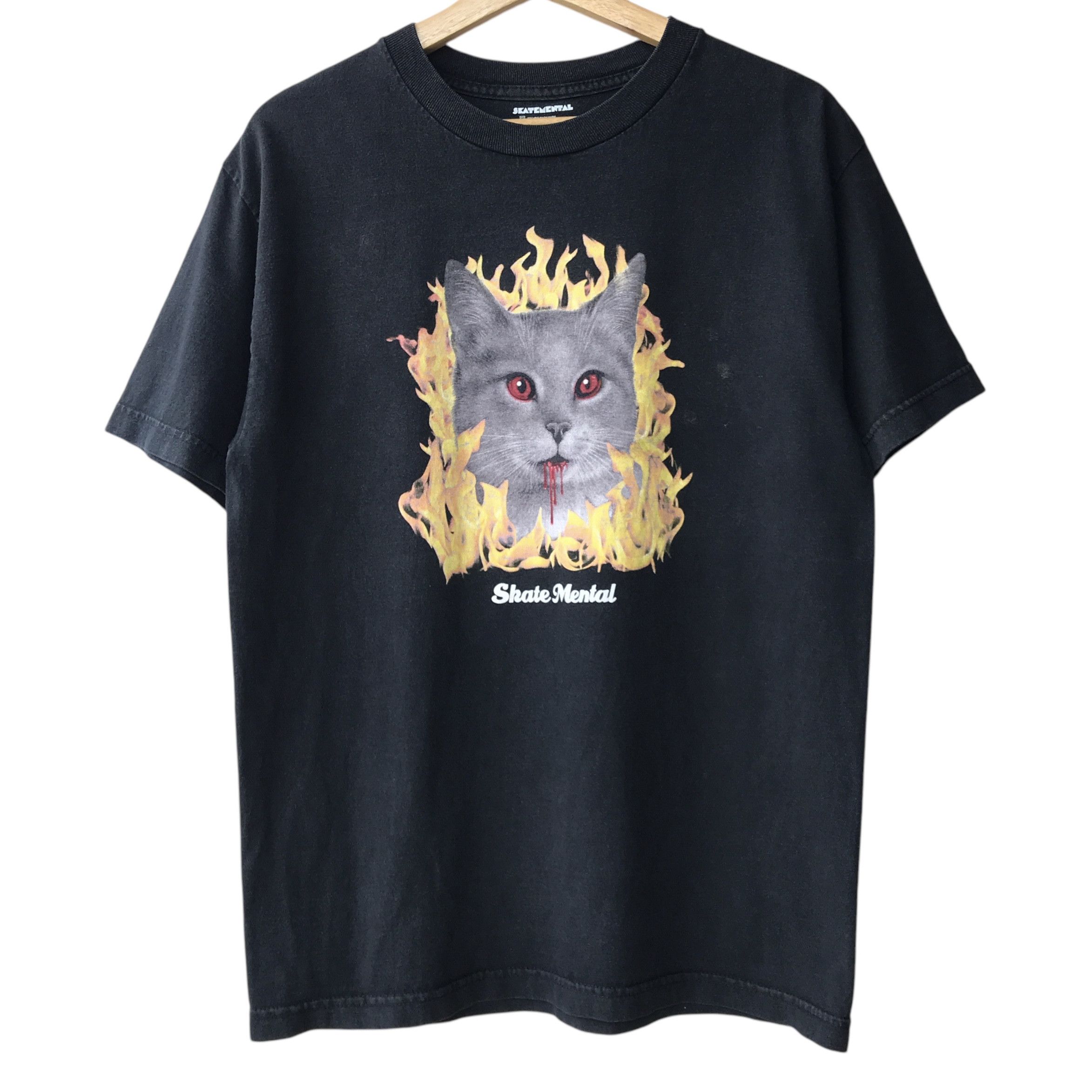 Girl Skateboards × Vintage Skate Mental USA Cat Graphic Skateboarding Tee Size US M / EU 48-50 / 2 - 1 Thumbnail