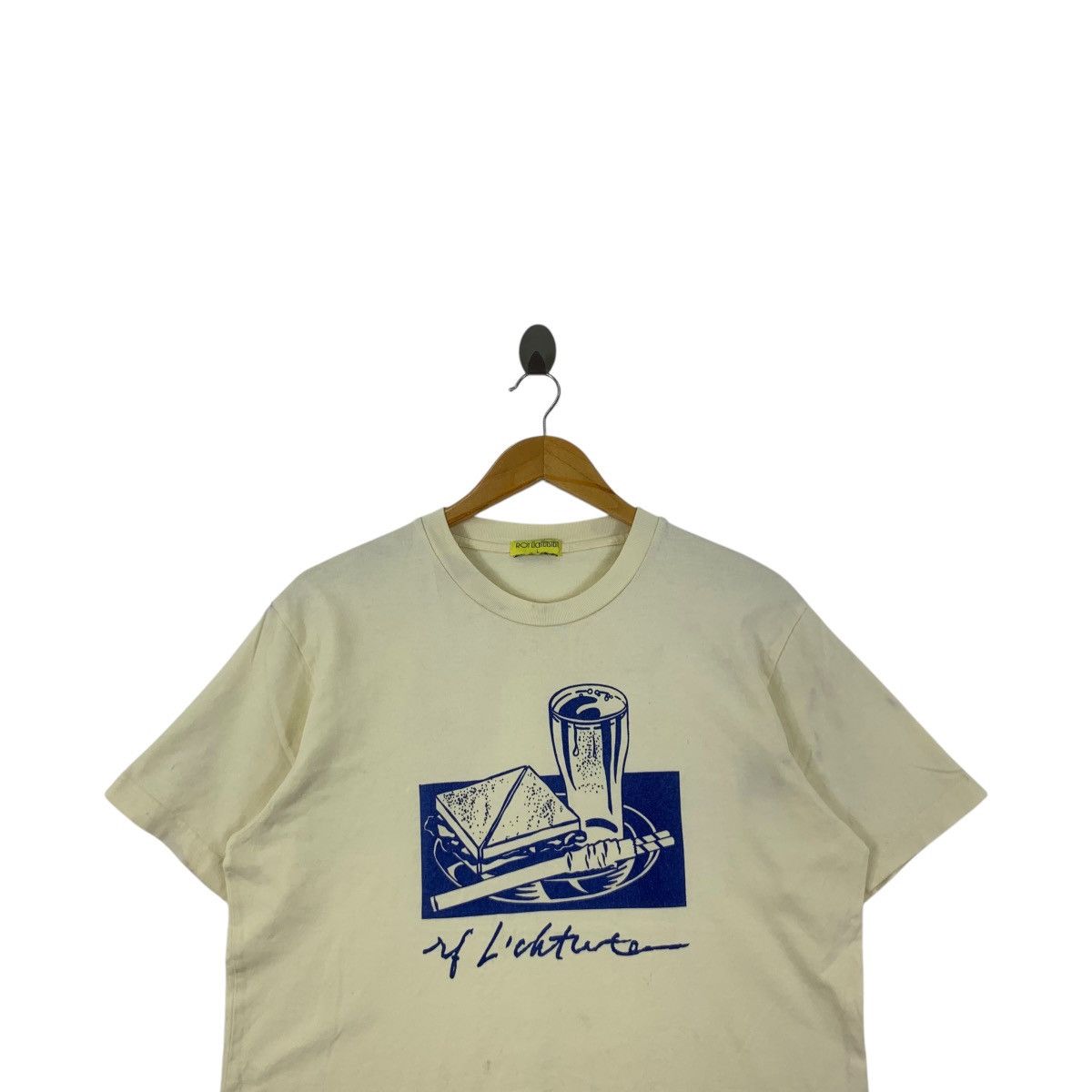 Vintage Vintage ROY LICHTENSTEIN Sandwich And Soda Trash Tee Size US L / EU 52-54 / 3 - 2 Thumbnail