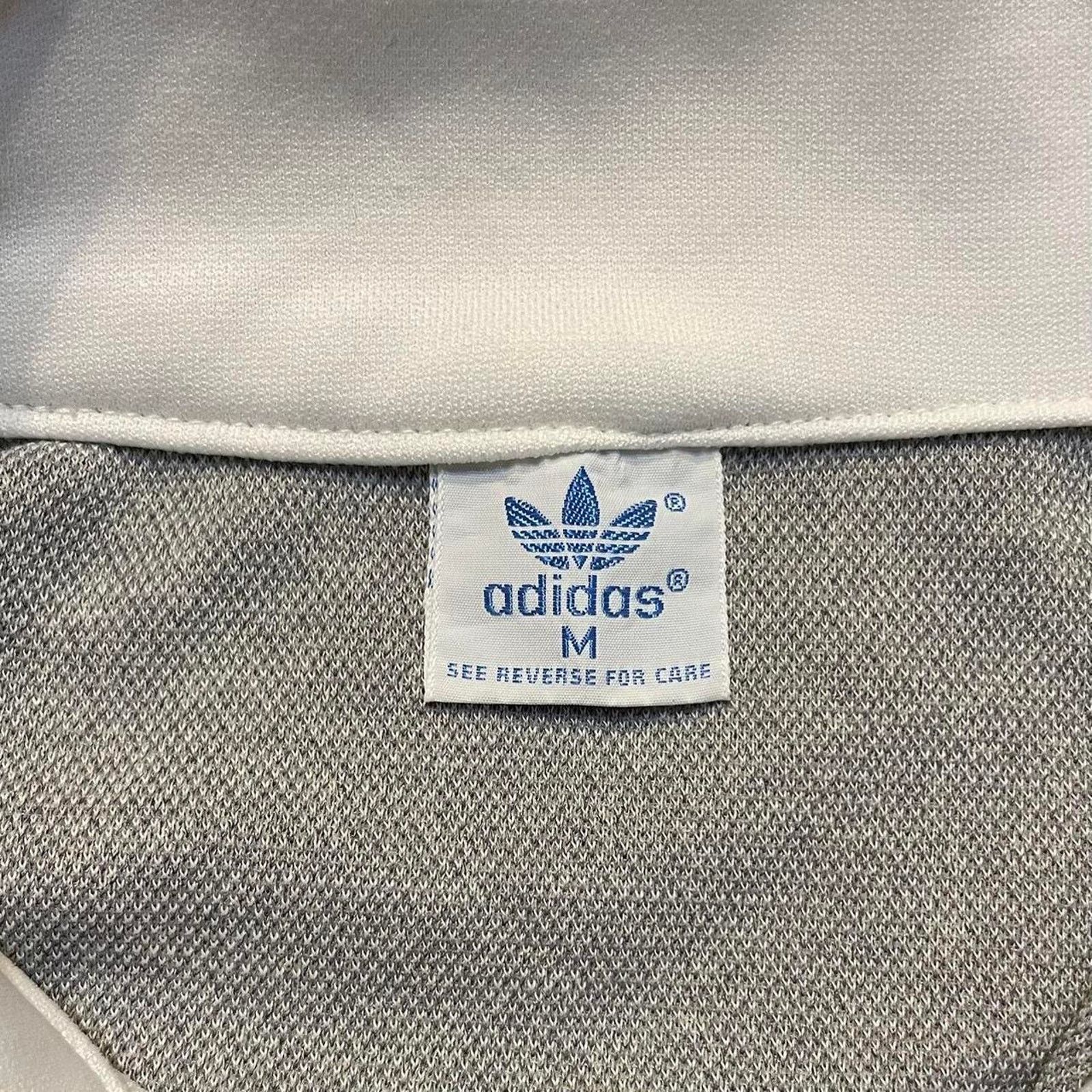 Adidas Vintage 80s Adidas full-zip track jacket Size M Size US M / EU 48-50 / 2 - 5 Thumbnail