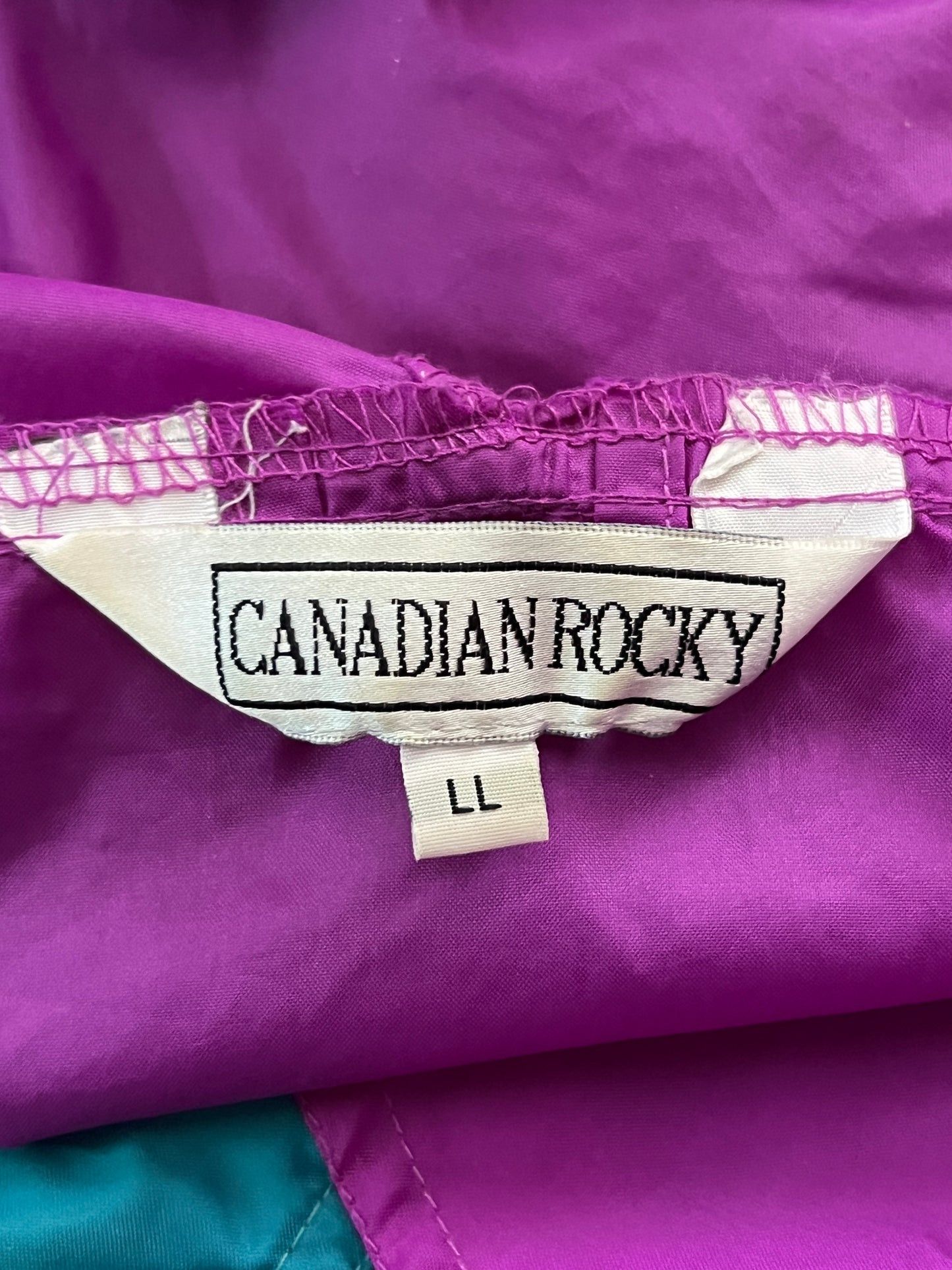Other 90s Canadian Rocky Vintage Men's Hooded Rain Jacket/Coat - L Size US L / EU 52-54 / 3 - 4 Thumbnail