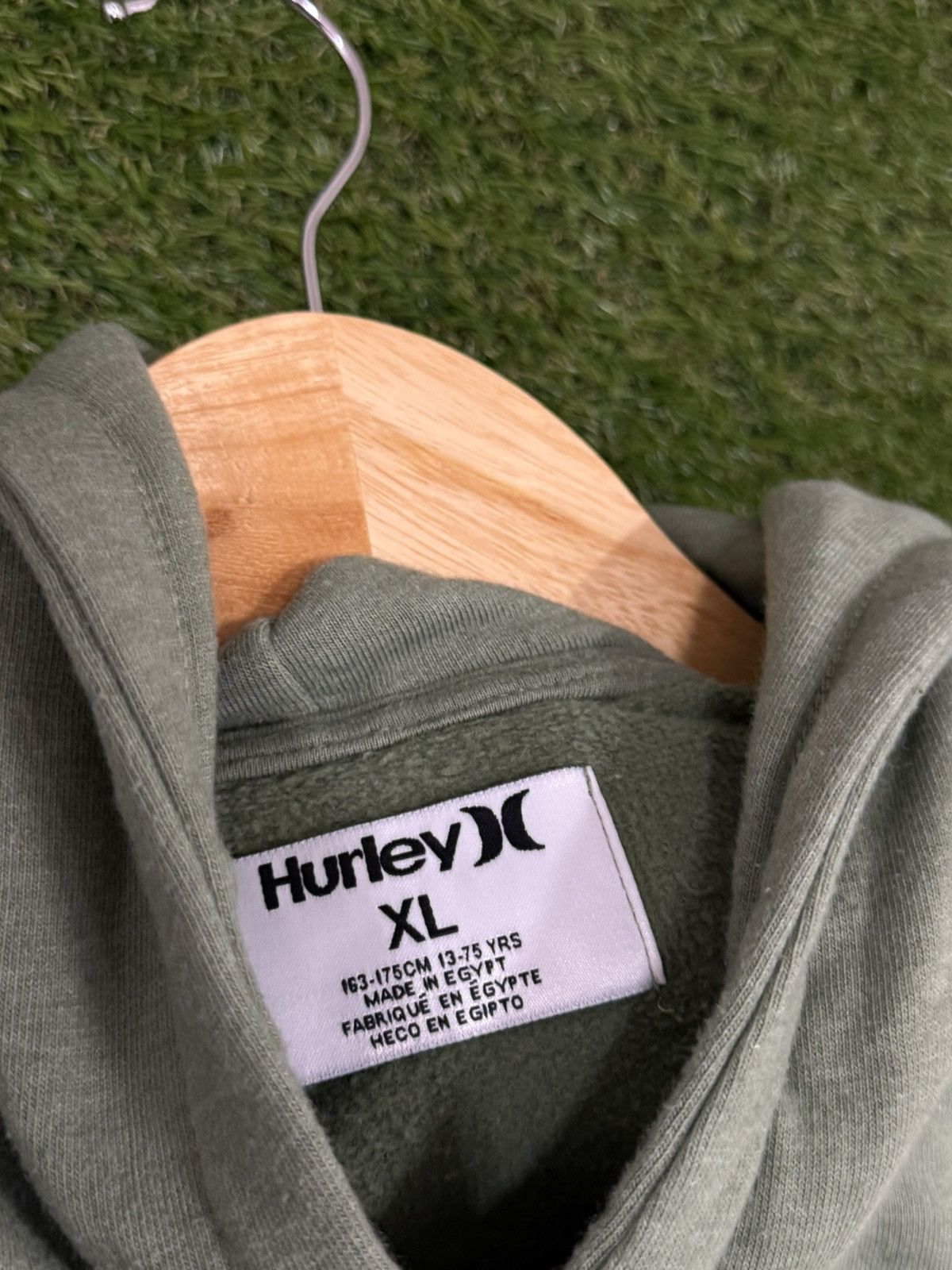 Hurley Hurley Forest Green Box Logo Surf Skate Hoodie XL Size US XL / EU 56 / 4 - 3 Thumbnail
