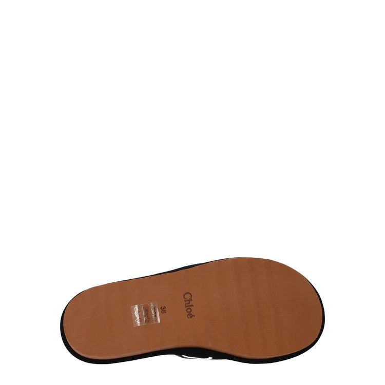 Chloe ob1o1e1024 Leather Slippers in Black Size US 9 / IT 39 - 5 Thumbnail