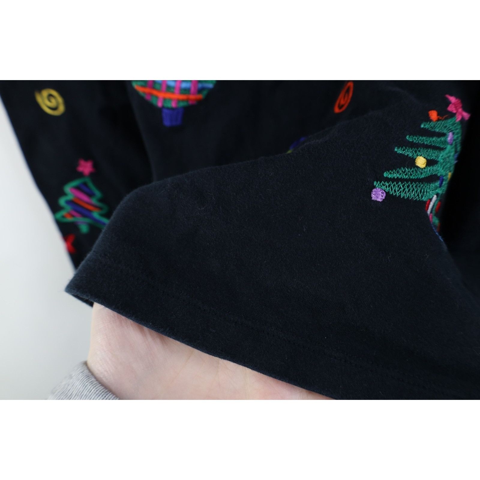 Vintage Vintage 90s Michael Simon Lite Christmas Tree T-Shirt Size M / US 6-8 / IT 42-44 - 7 Thumbnail