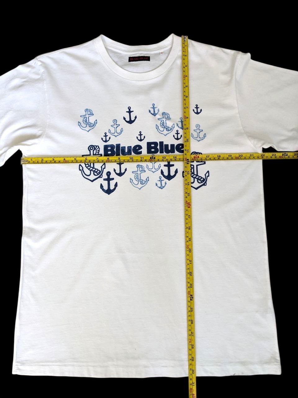 Blue Blue Japan BLUE BLUE JAPAN ANCHOR DENIM BRAND TEE Size US L / EU 52-54 / 3 - 4 Thumbnail