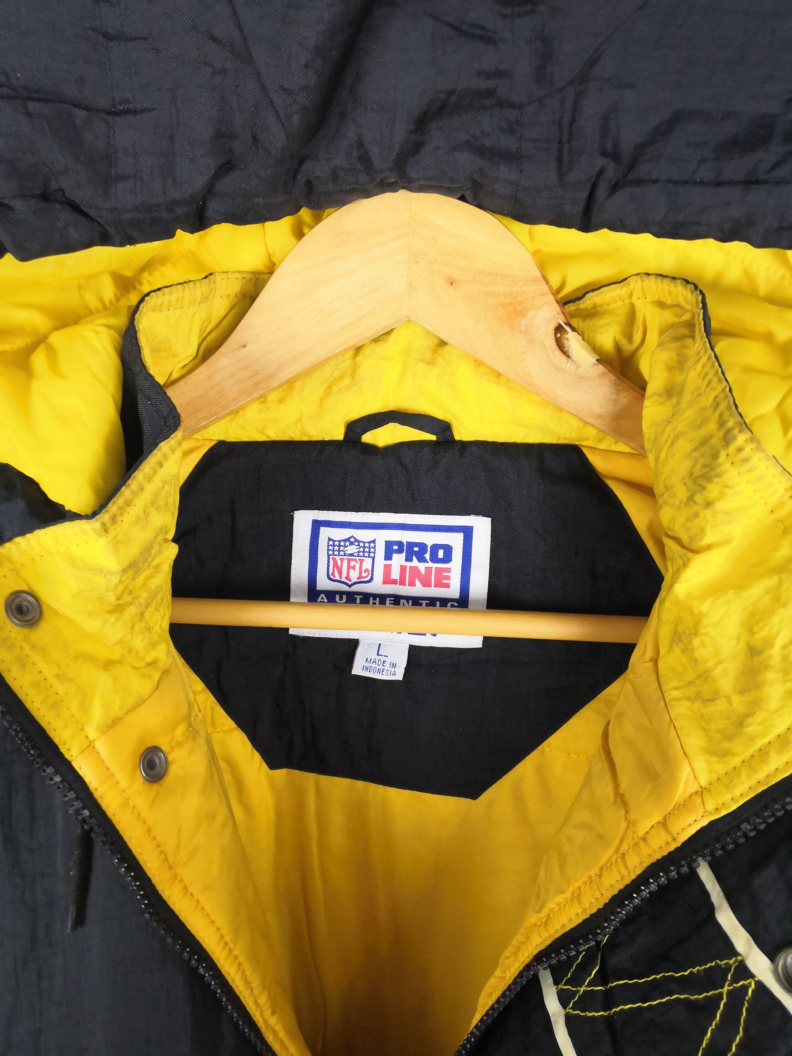 Starter Vintage 90s NFL Steelers Hoodie Puffer Jacket Starter Size US L / EU 52-54 / 3 - 4 Thumbnail