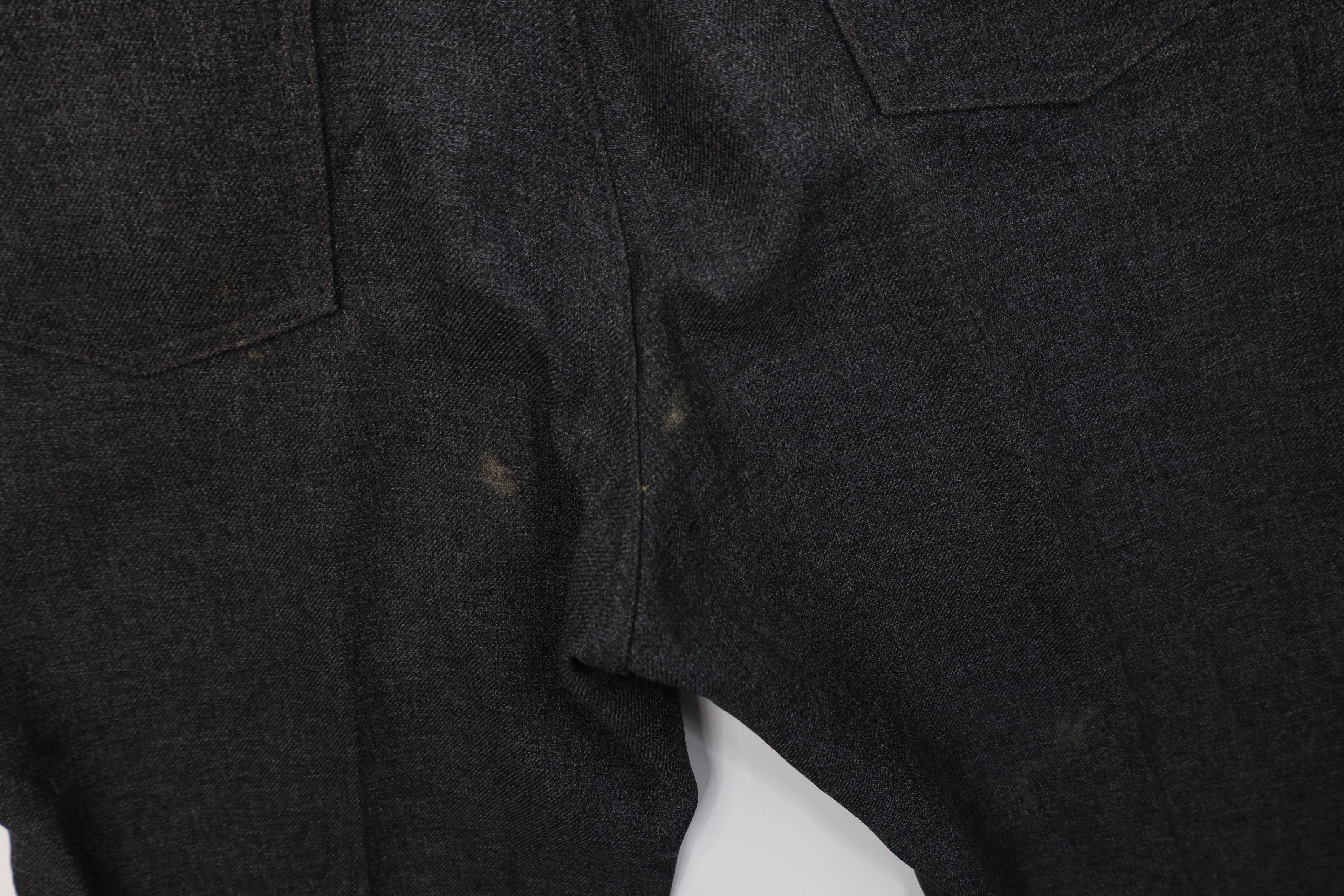 Levi's Vintage 90s Levis Knit Flared Wide Leg Chino Pants Gray USA Size US 38 / EU 54 - 14 Thumbnail