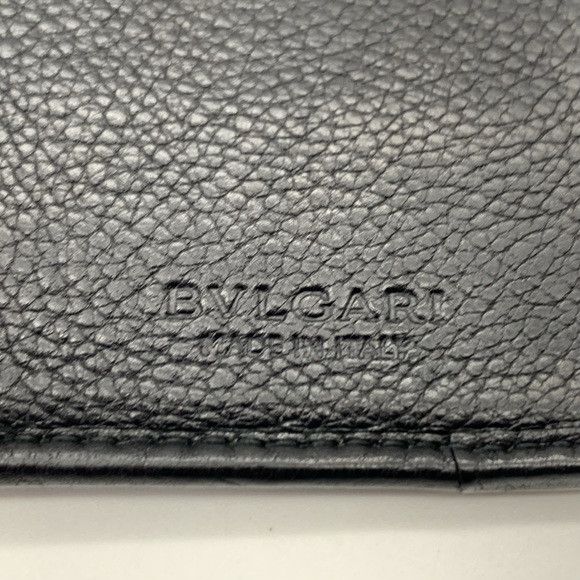 Bvlgari Bvlgari Bifold Long Unisex Leather Wallet Size ONE SIZE - 4 Thumbnail