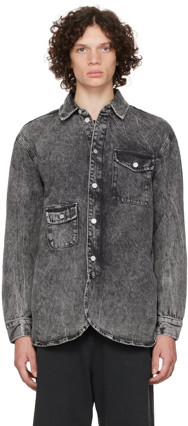 Acne Studios $365 - 48/M - Black Army Shirt Size US M / EU 48-50 / 2 - 1 Thumbnail