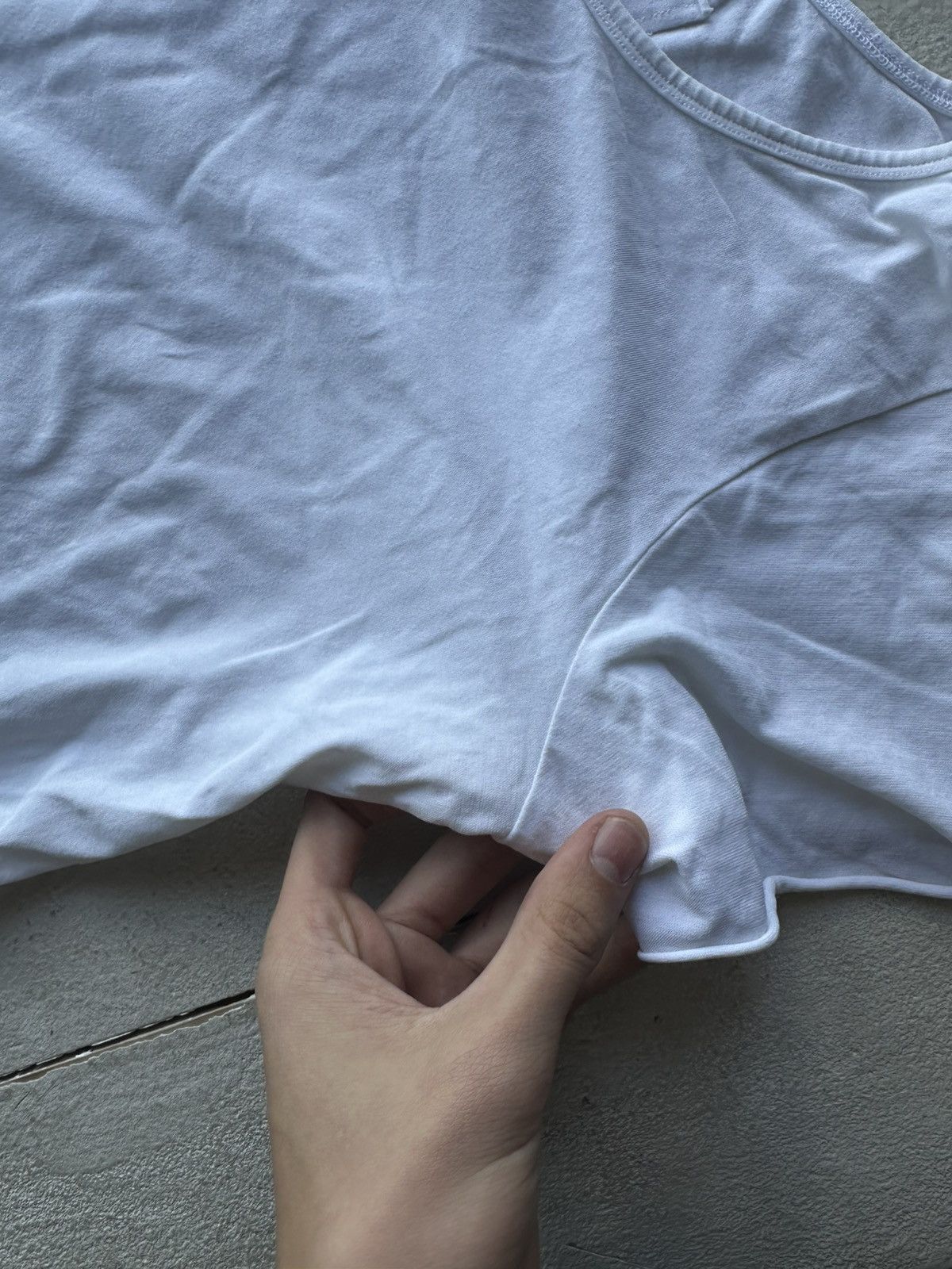 Rundholz RUNDHOLZ 🚨 WHITE T-SHIRT RARE AVANT GARDE OPIUM Size L / US 10 / IT 46 - 8 Thumbnail