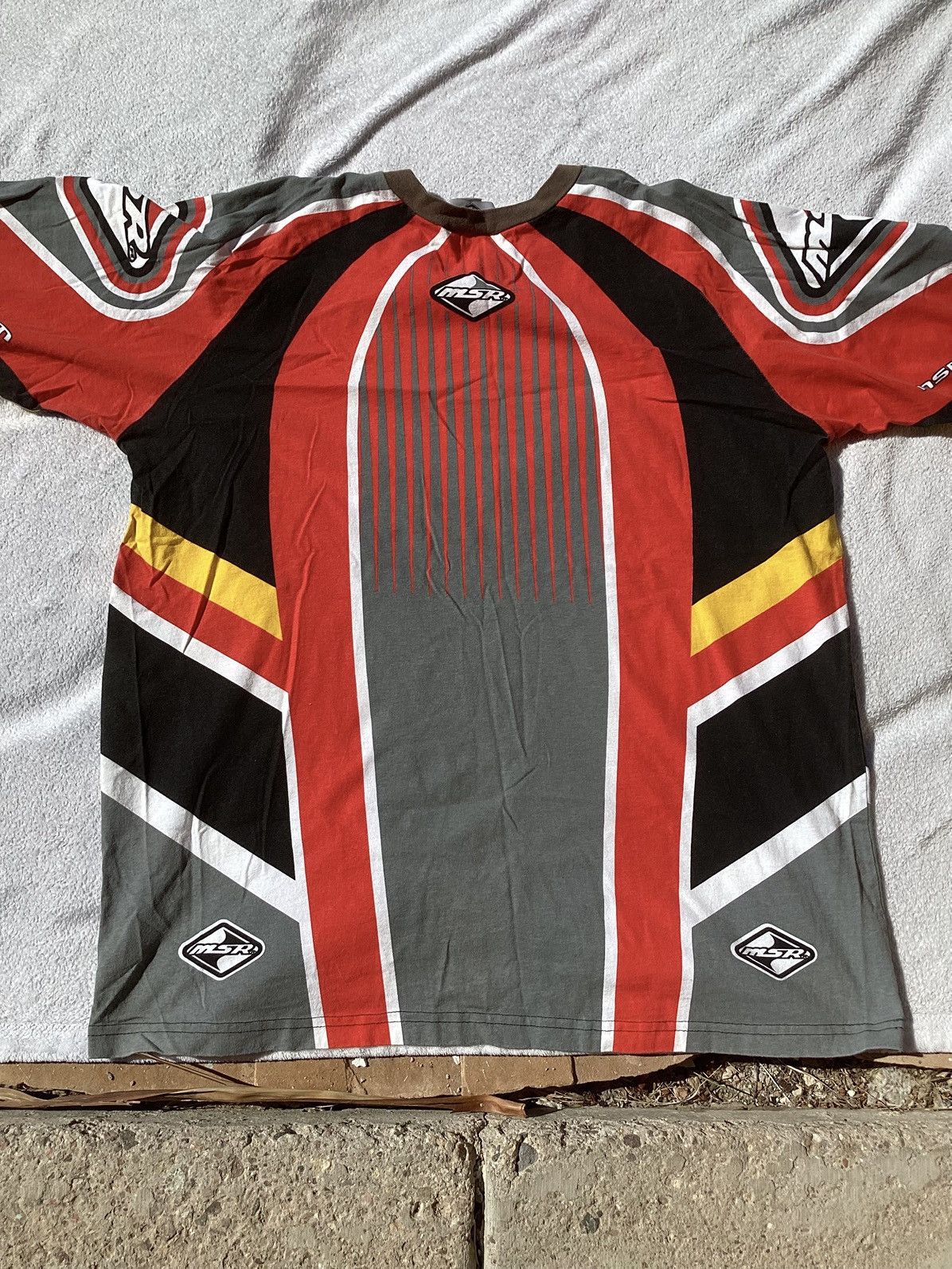 Other Vtg 90s Malcolm Smith racing USA multicolor racing jersey Size US XL / EU 56 / 4 - 4 Thumbnail