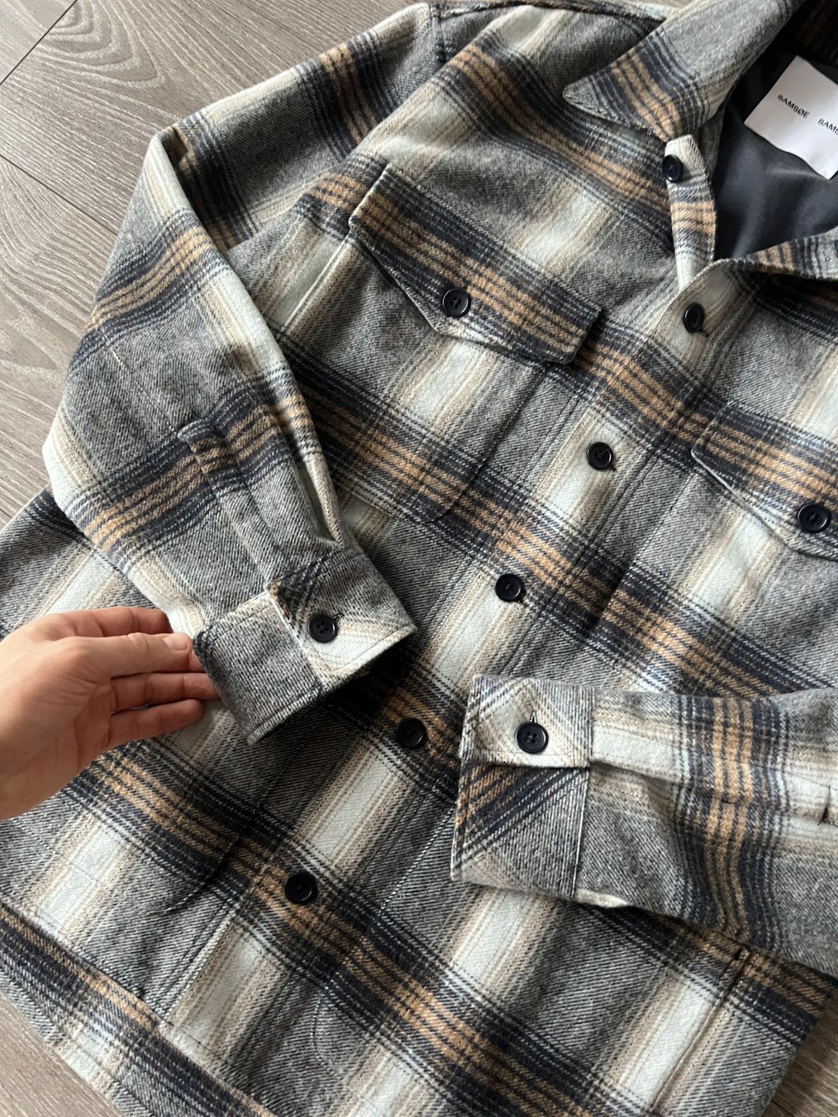 Samsoe Samsoe ‼️Samsoe Samsoe Oendal Acrylic/Wool Casual Shirt Jacket‼️ Size US M / EU 48-50 / 2 - 12 Thumbnail