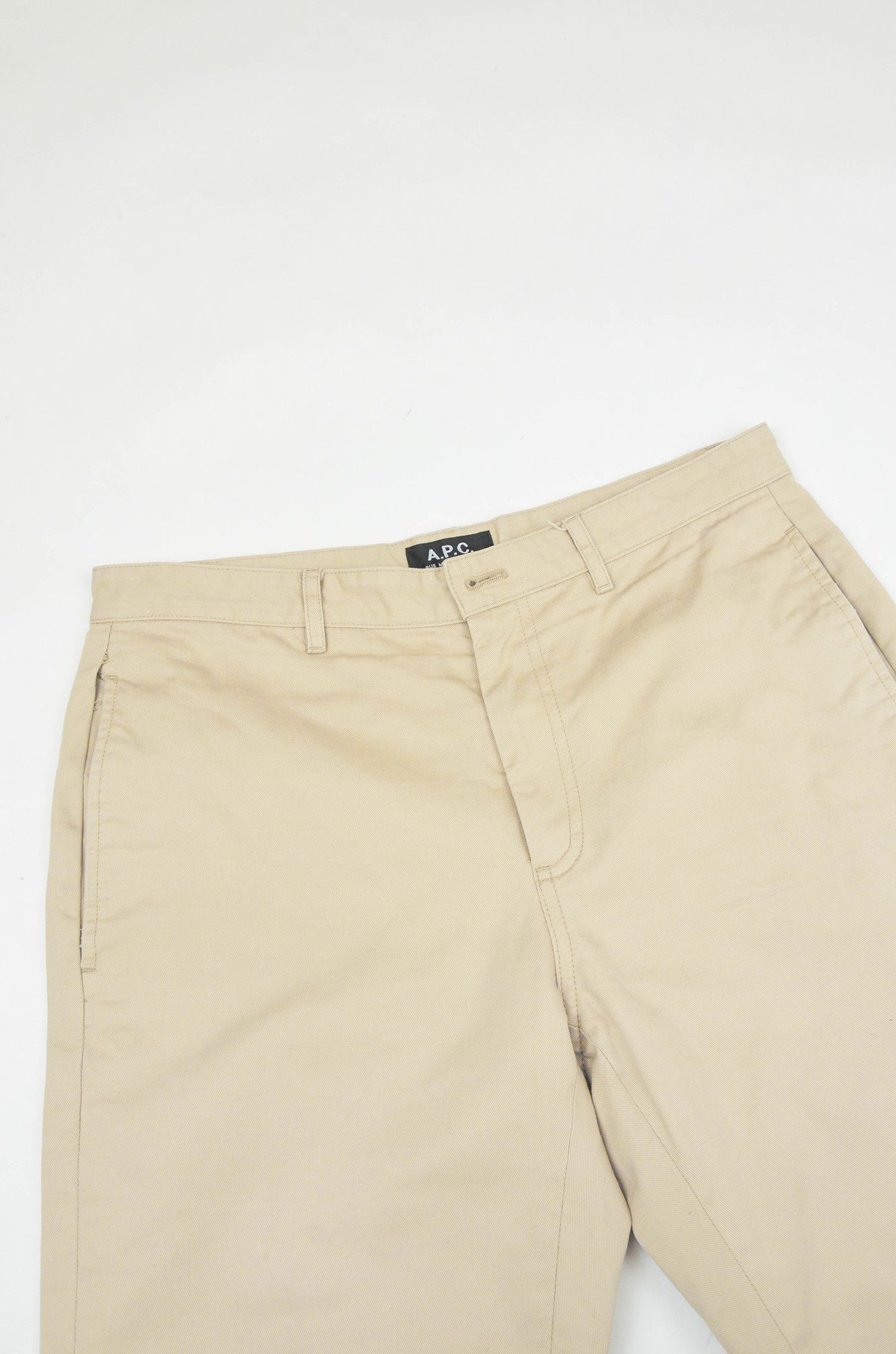 A.P.C. A.P.C. Minimal Beige Chino Pants – Cropped Fit – Size 29 Size US 29 - 4 Thumbnail