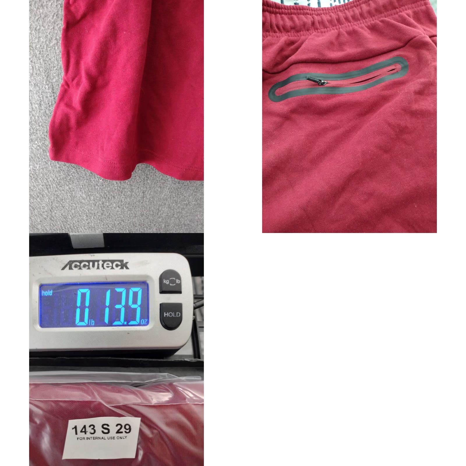 Reebok Reebok Lifestyle Shorts Mens 3XL Red Walking Casual Thick Logo Pockets (no extra text) Size US 39 - 8 Thumbnail