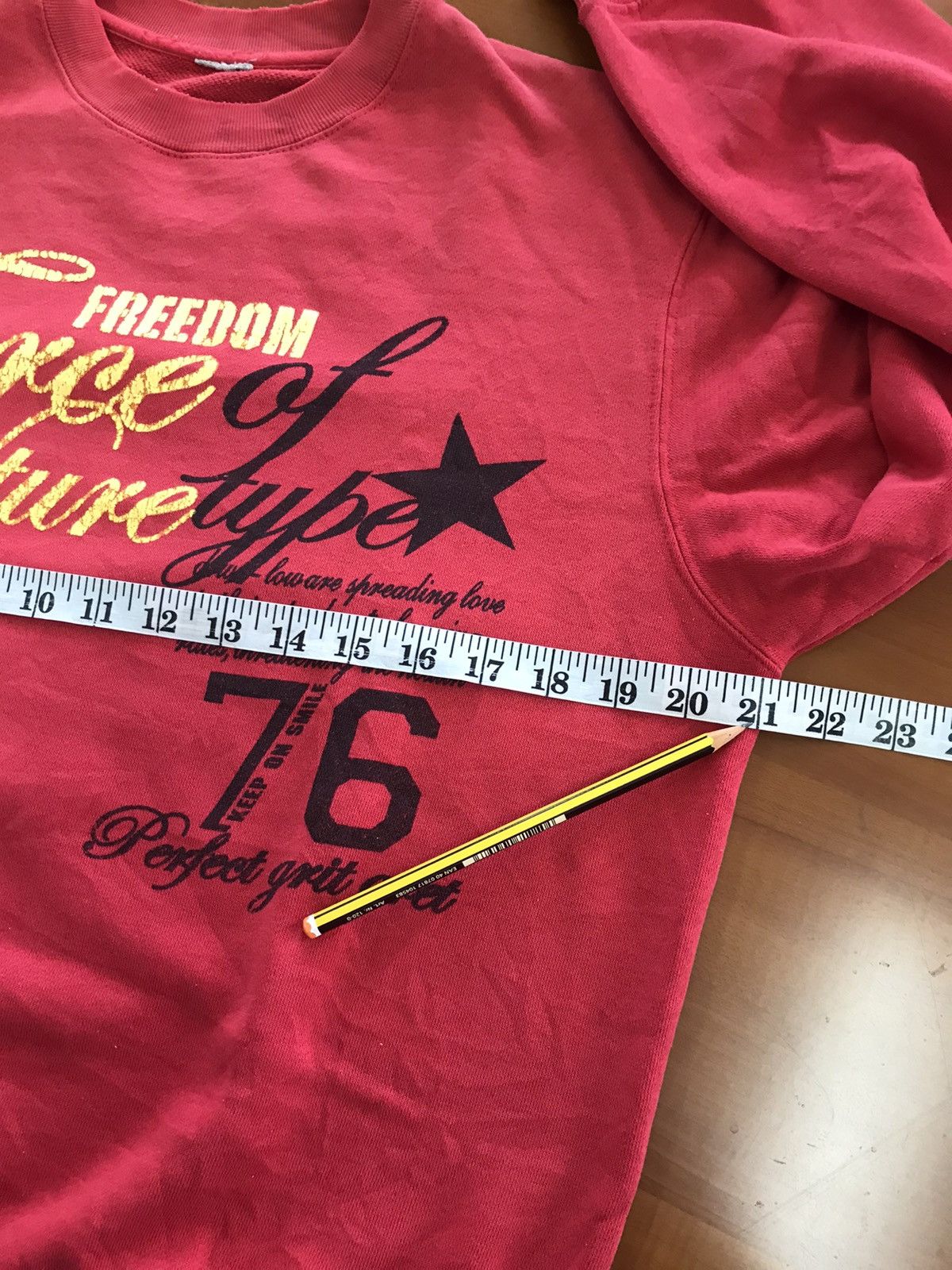 Japanese Brand Unbranded USA Fronthit Sweatshirt Size US M / EU 48-50 / 2 - 11 Thumbnail