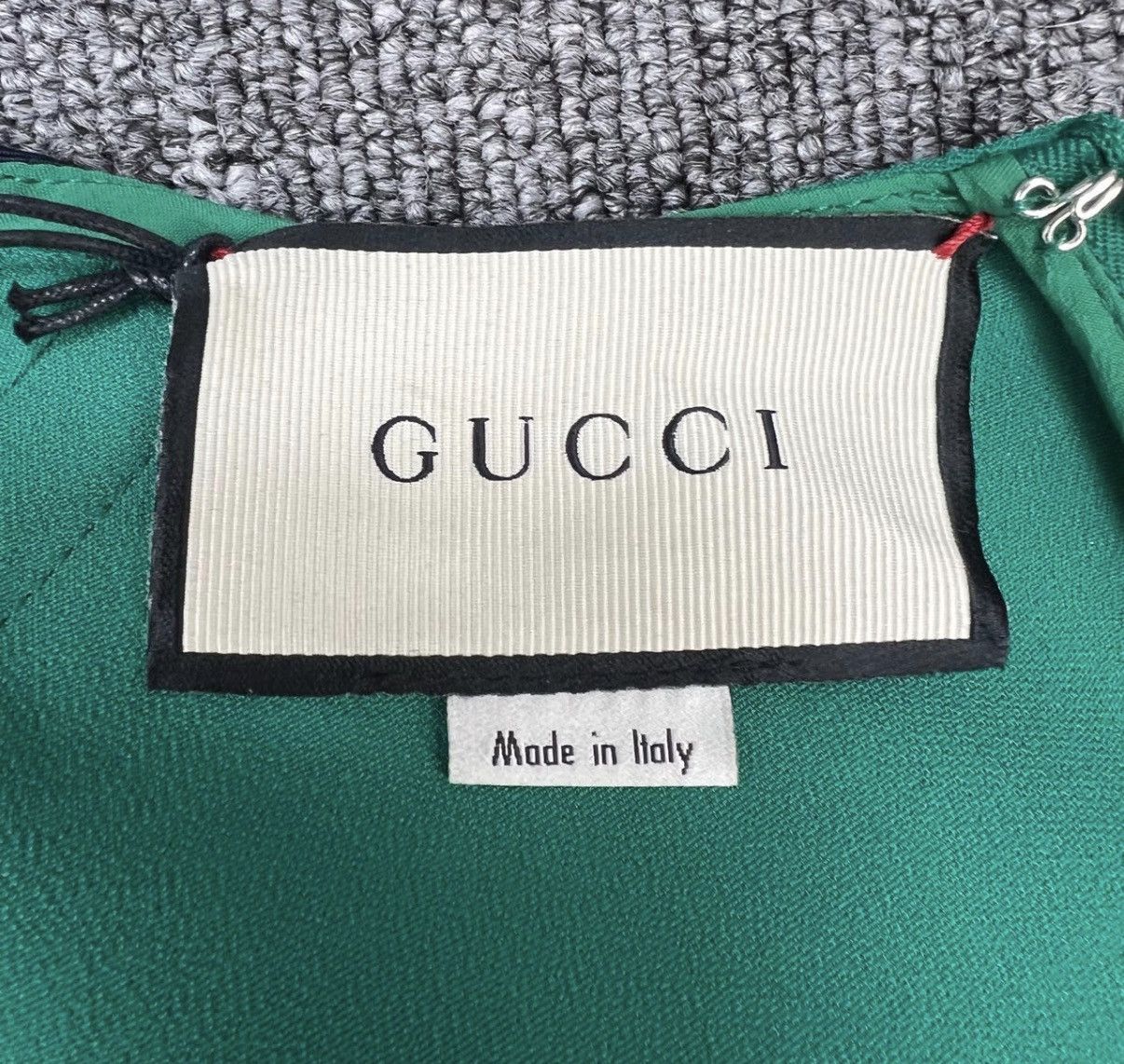 Gucci Gucci/Classic Red & Green Web Dress K12 Size XS / US 0-2 / IT 36-38 - 5 Thumbnail