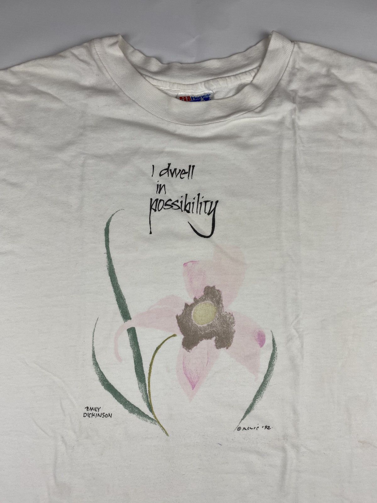 Vintage Vintage Art Flower tuliph tshirt Size US XXL / EU 58 / 5 - 1 Thumbnail