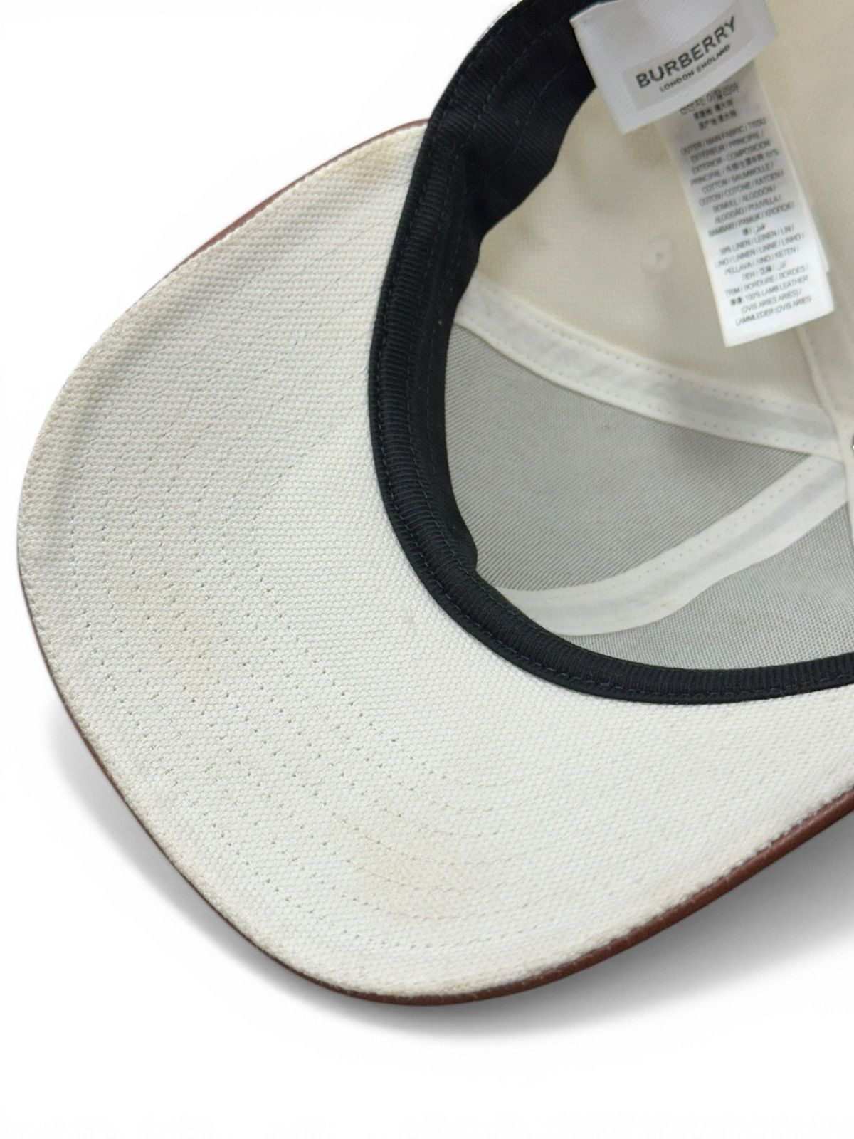 Burberry Burberry EKD Logo Cotton Hat Size ONE SIZE - 6 Thumbnail