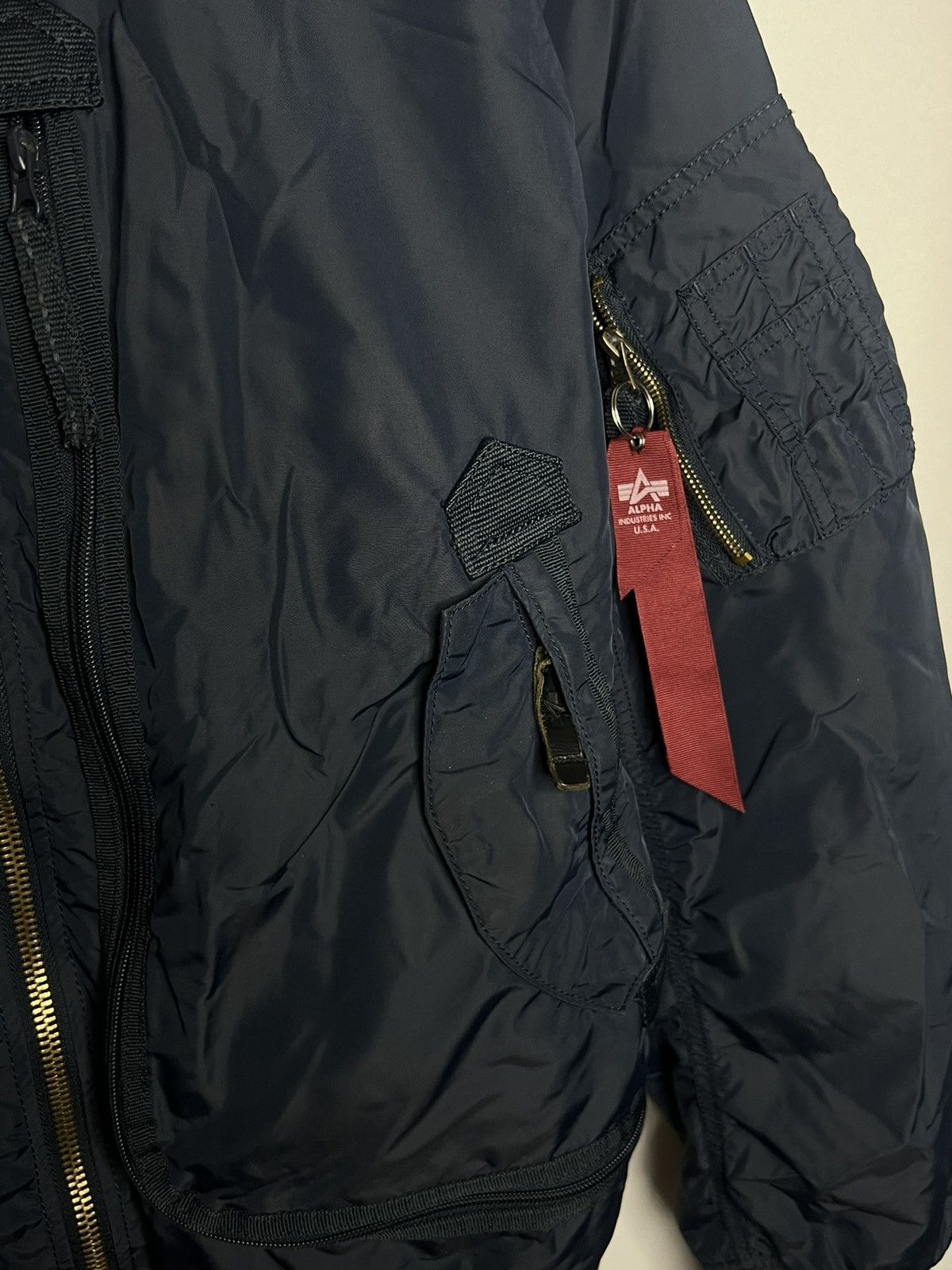 Alpha Industries ✈️ Vintage Alpha Industries MA-1 Flyer Bomber Jacket✈️ Size US XXL / EU 58 / 5 - 8 Thumbnail